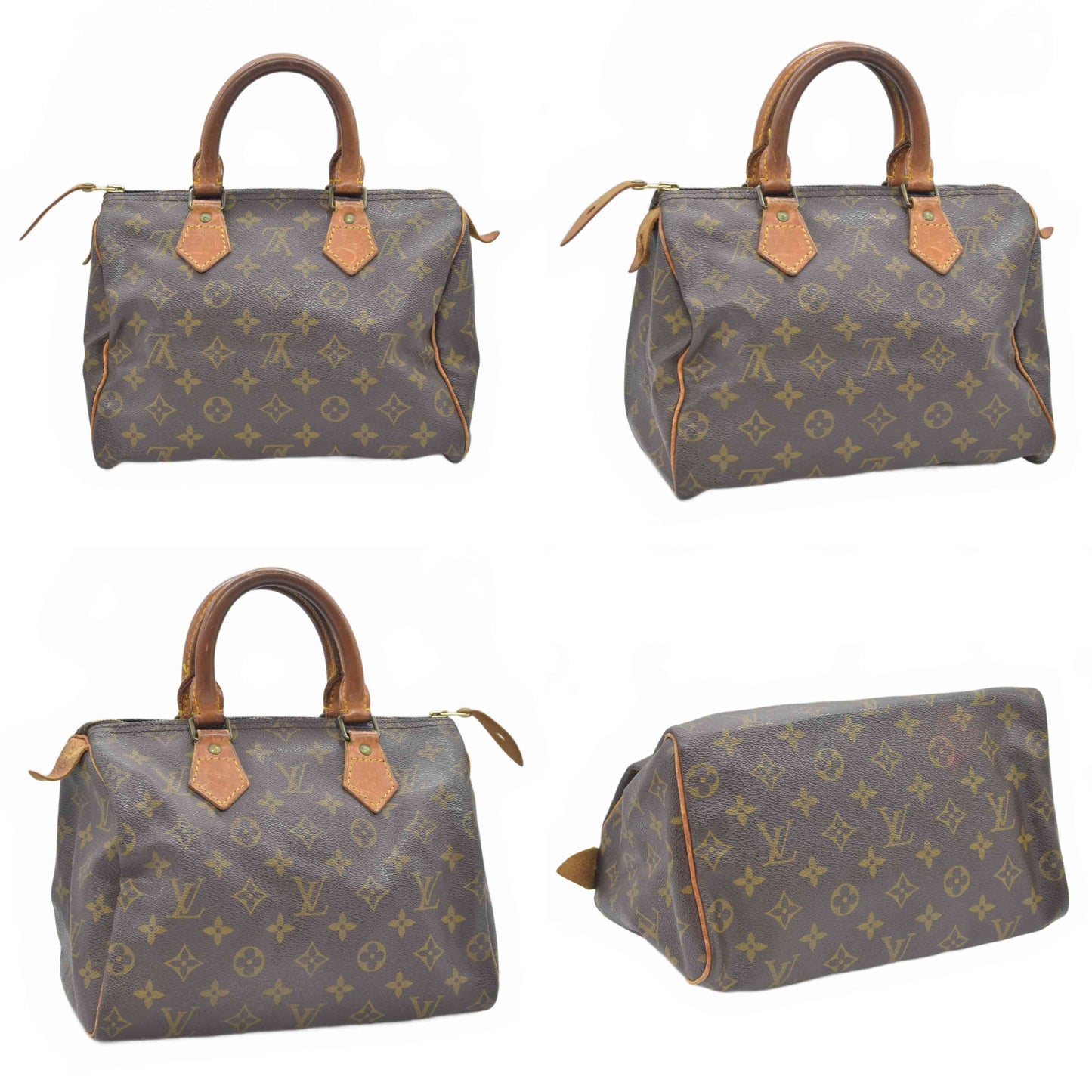$1490 1990 Louis Vuitton Monogram Speedy 25 MI1920