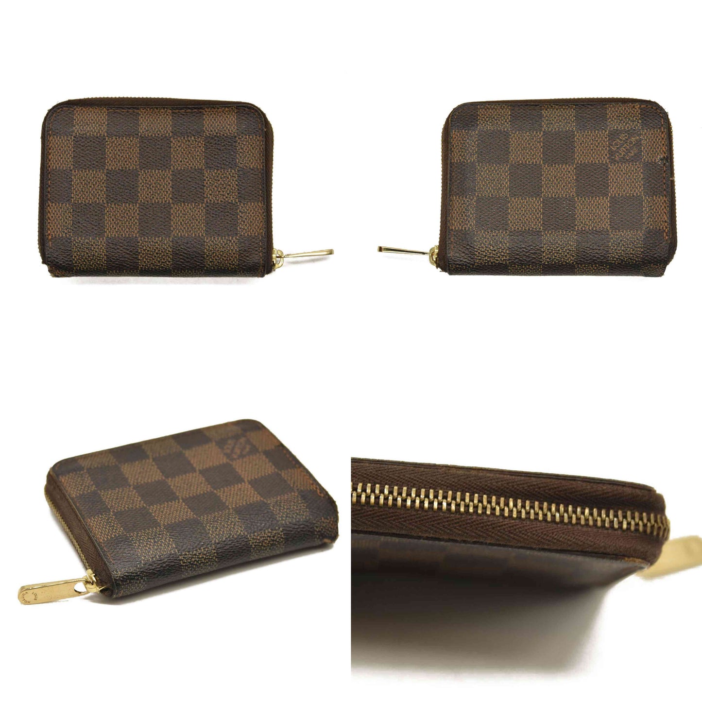 Louis Vuitton  Damier Ebene Zippy Coin Purse TH0066