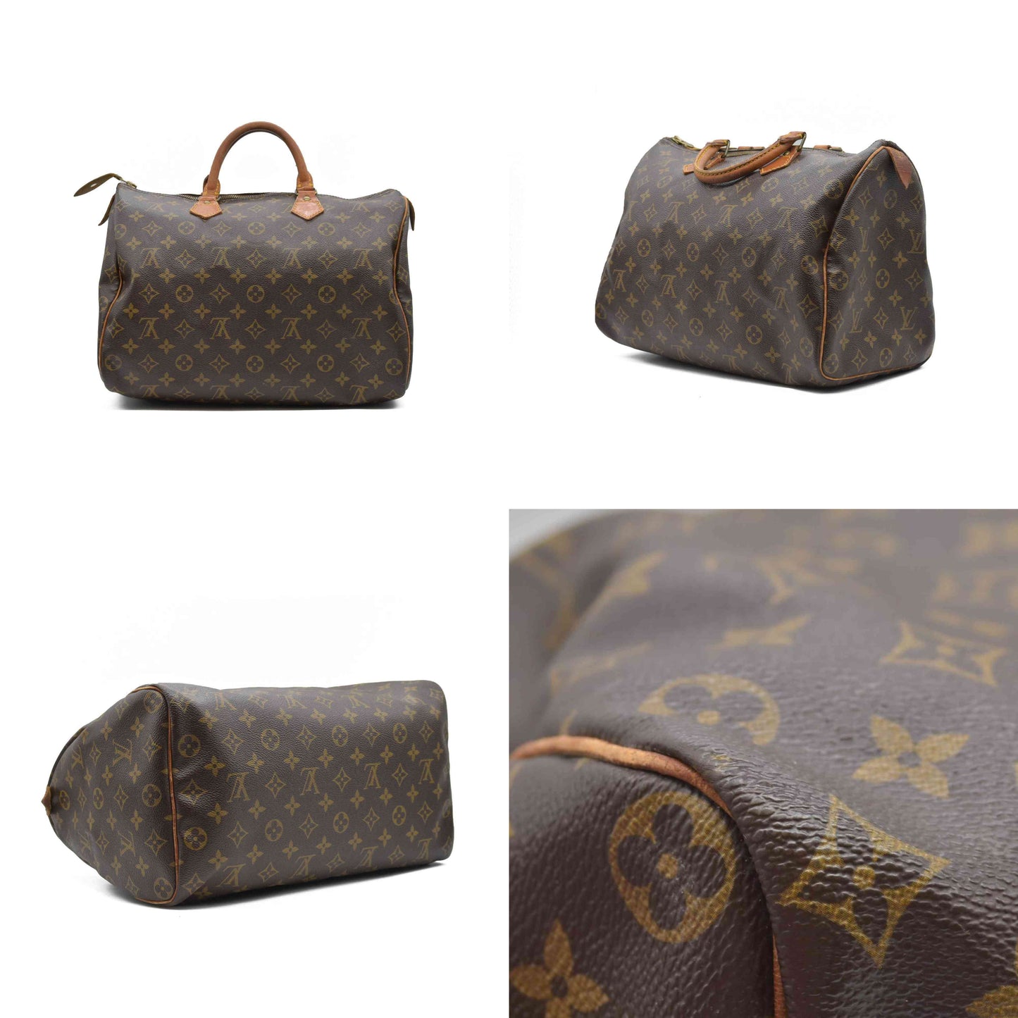 $1730 1987 Louis Vuitton Monogram Speedy 35 VI872