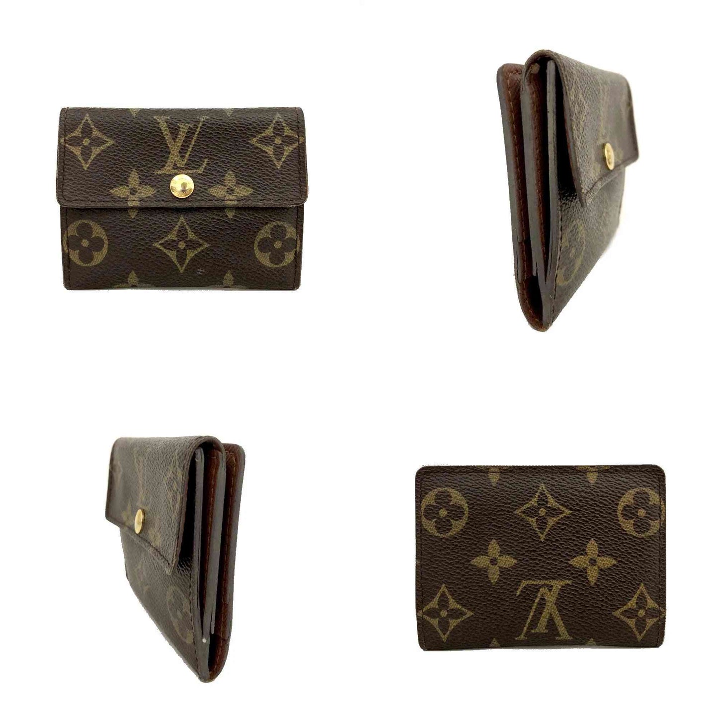 Louis Vuitton Monogram Ludlow Wallet Coin Purse Brown CT3087