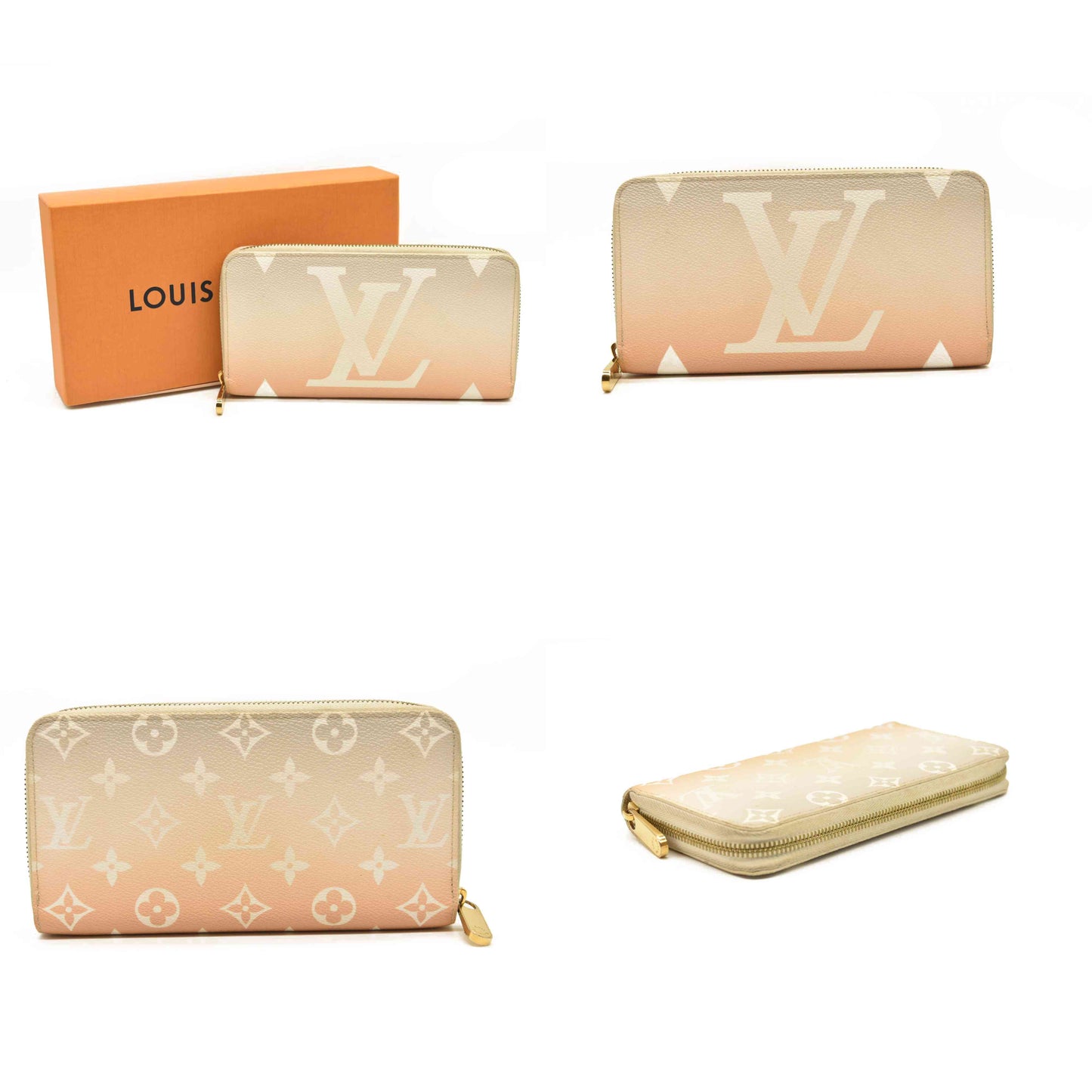 LOUIS VUITTON Monogram Giant By The Pool Zippy Wallet Brume CA0281