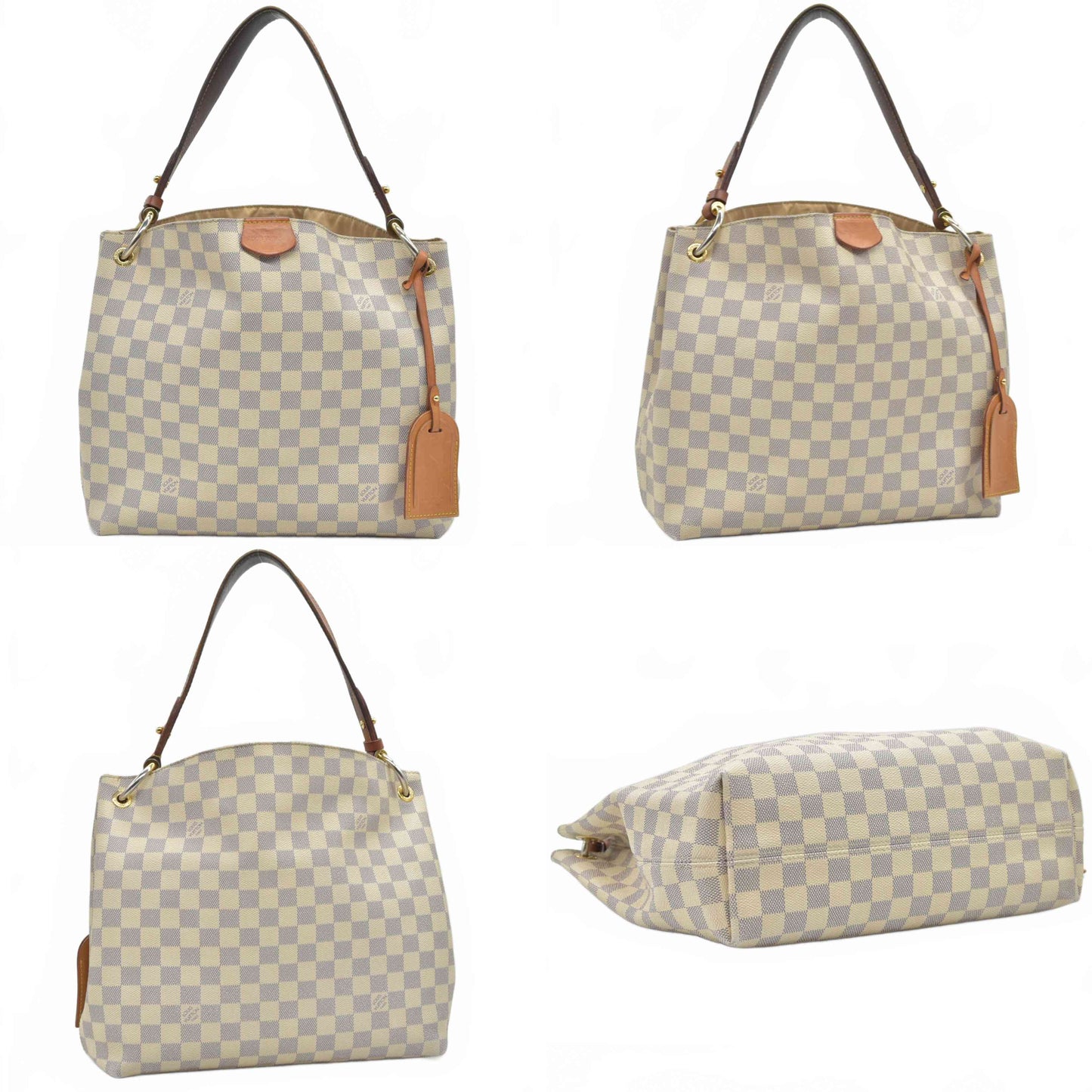 $1990 2018 Louis Vuitton  Damier Azur Graceful PM MI1128