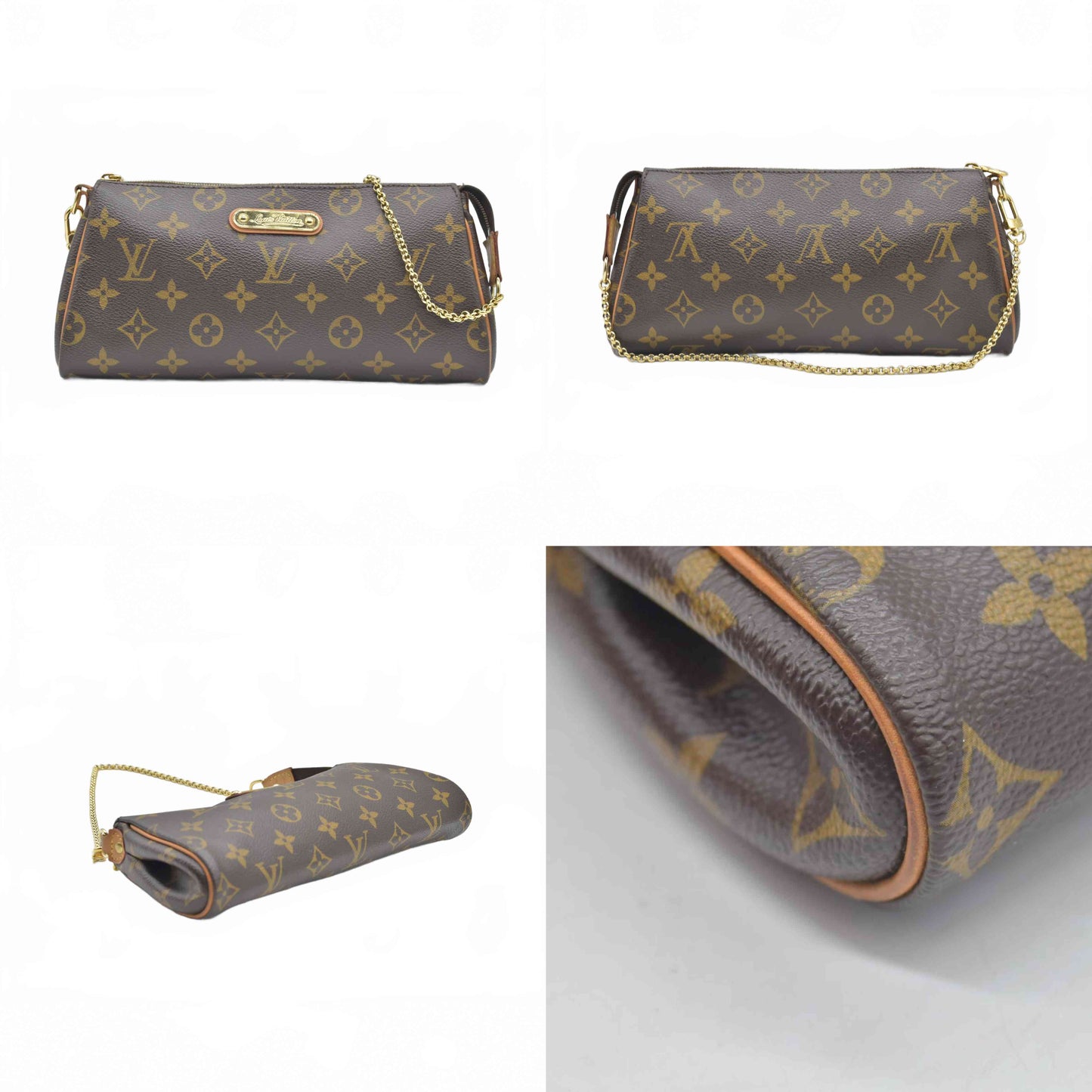 $1450 2009 Louis Vuitton LV Monogram Eva Pochette AA1079 CONSIGNMENT