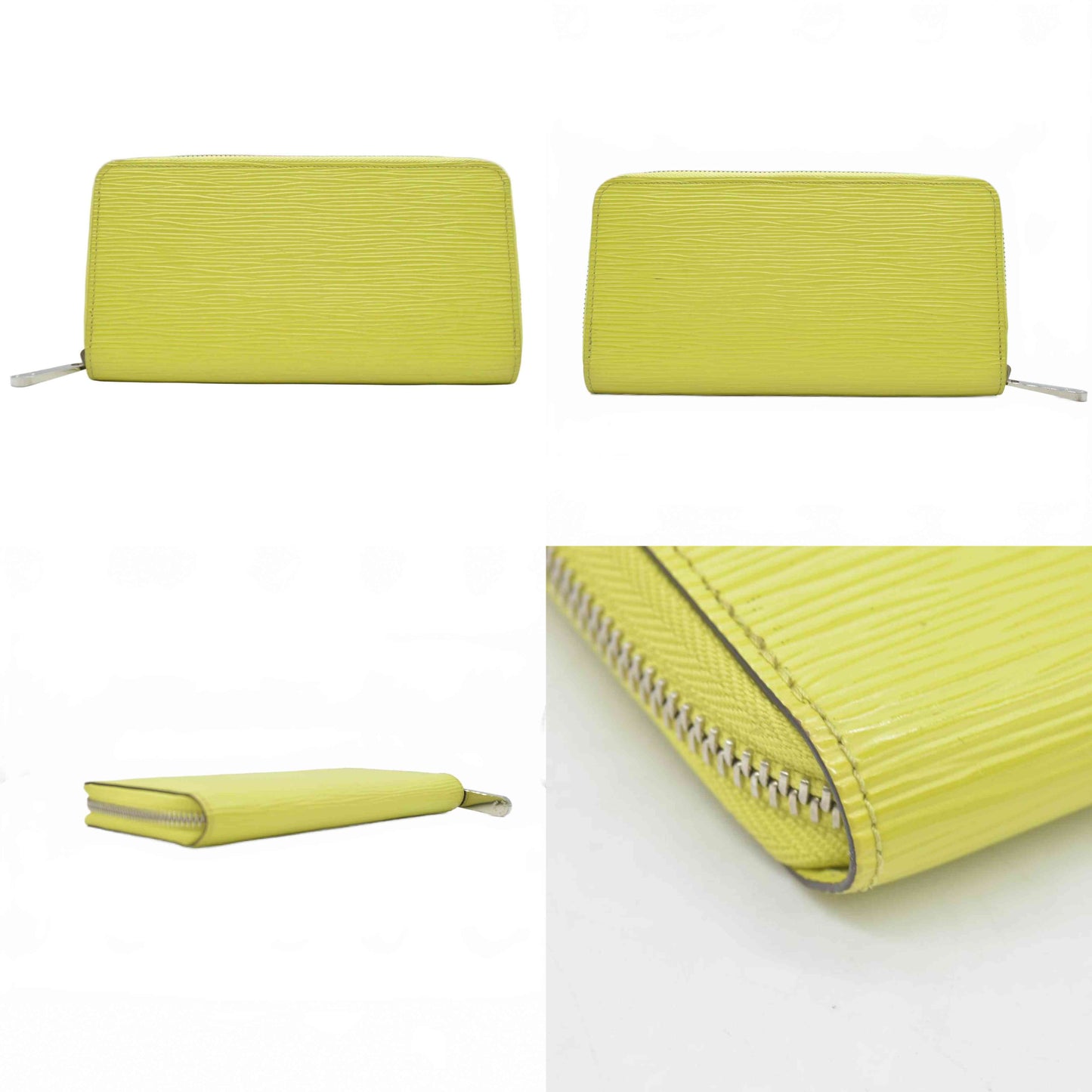 $1040 Louis Vuitton Epi Leather Zippy Wallet Yellow CONSIGNMENT GI5210
