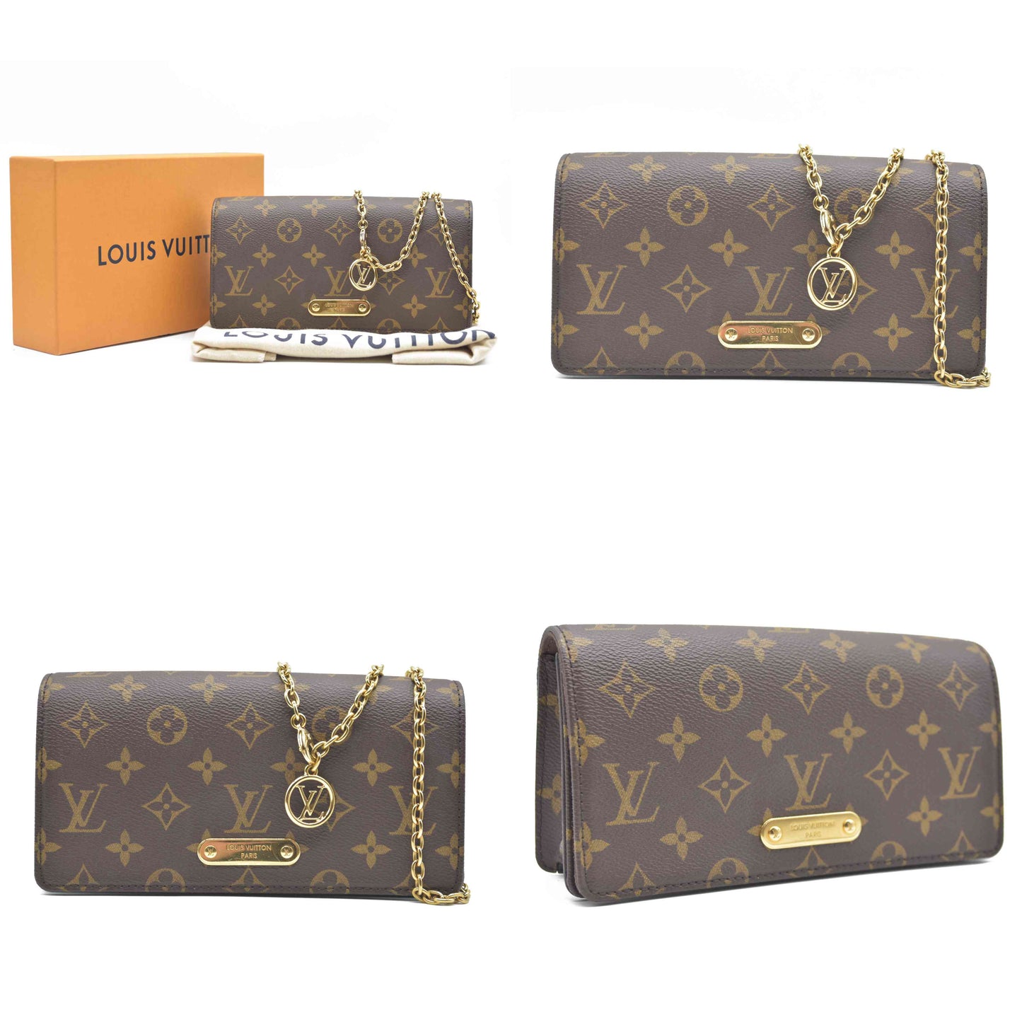Louis Vuitton  Monogram Lily Wallet On Chain RFID Crossbody