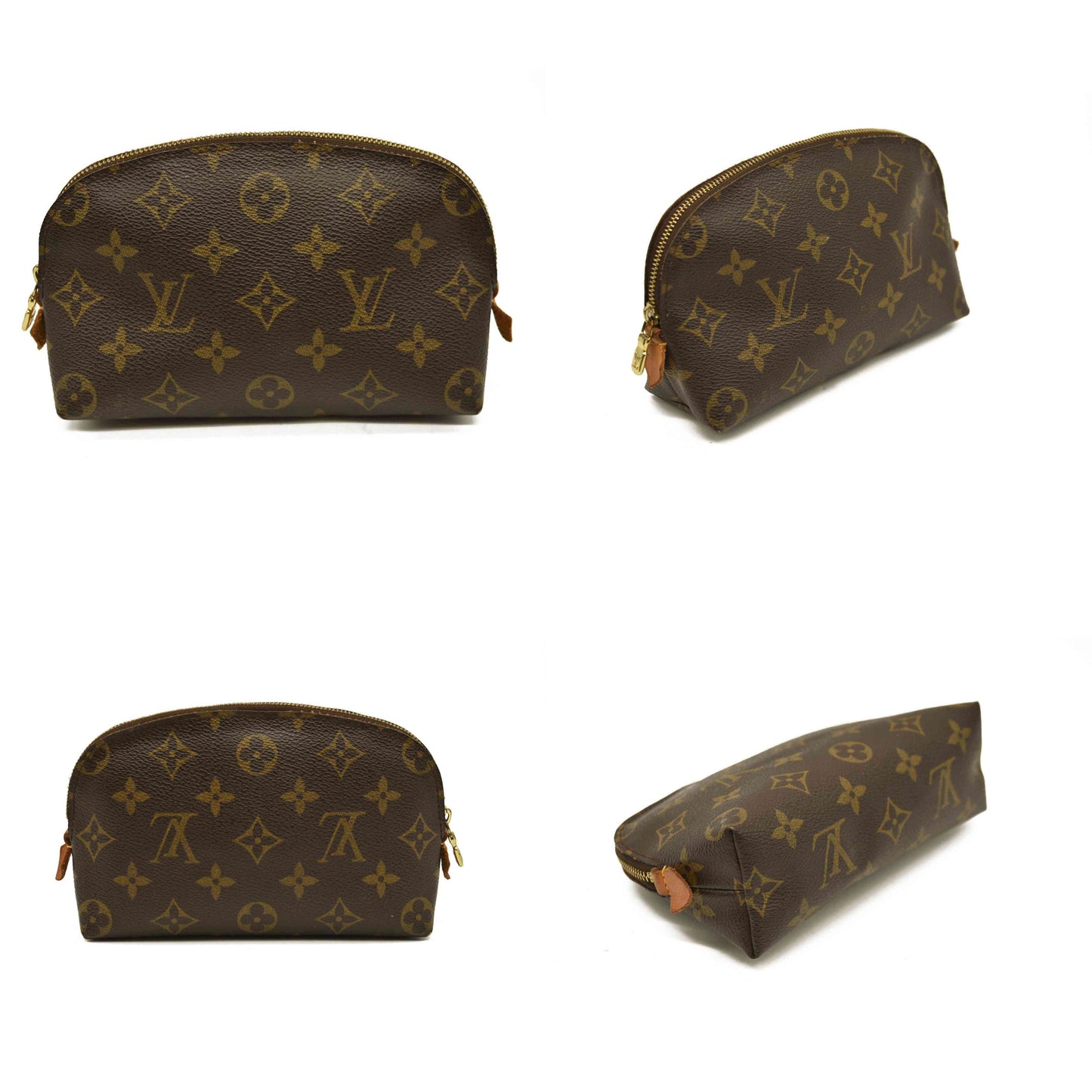 Louis Vuitton  Monogram Cosmetic Pouch France Minor wear near interior zipper