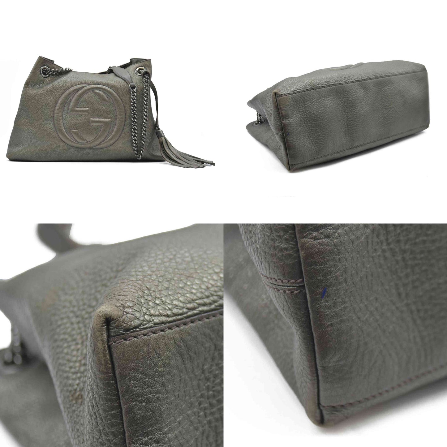 AUCTION $1990 Gucci Interlocking G Soho Medium