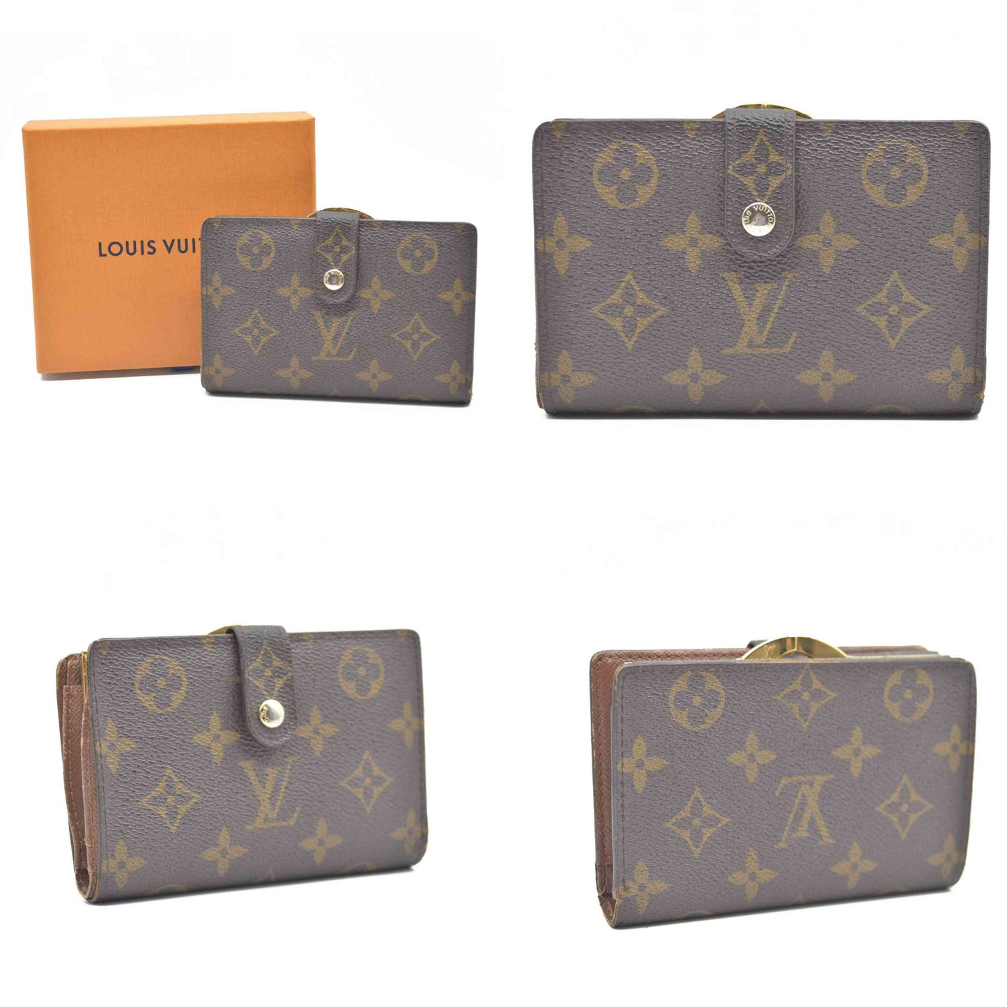 AUCTION $750  Louis Vuitton  Monogram French Purse Wallet TH4078
