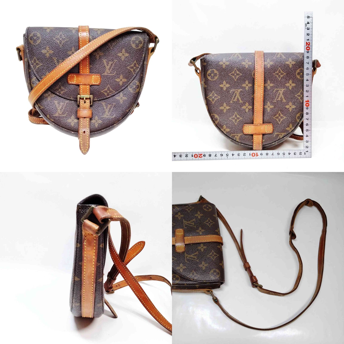 $1180 1987 Louis Vuitton Monogram Chantilly PM 873VI
