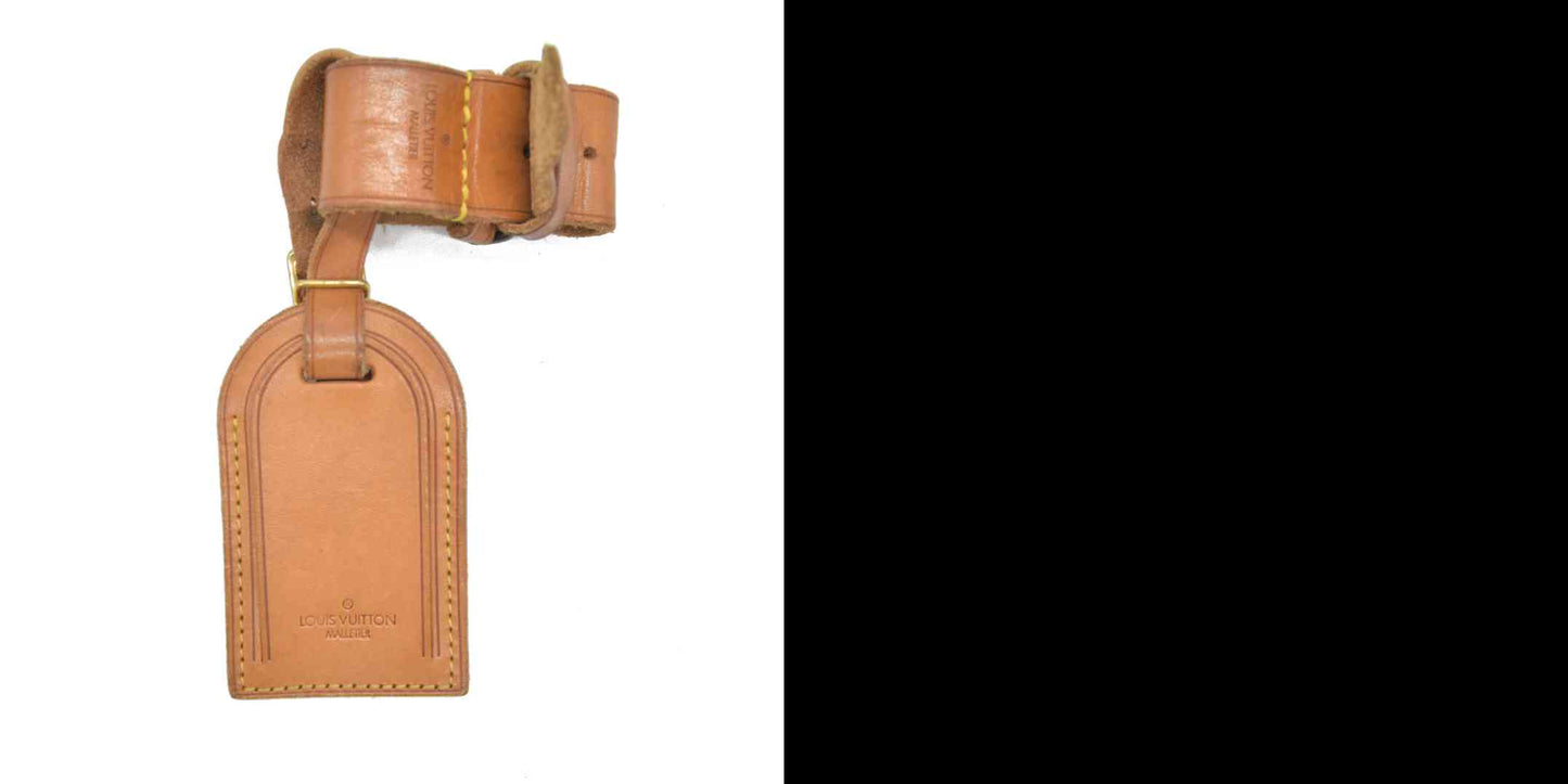 Louis Vuitton Vachetta Luggage Tag and Handle Strap Set LARGE 3