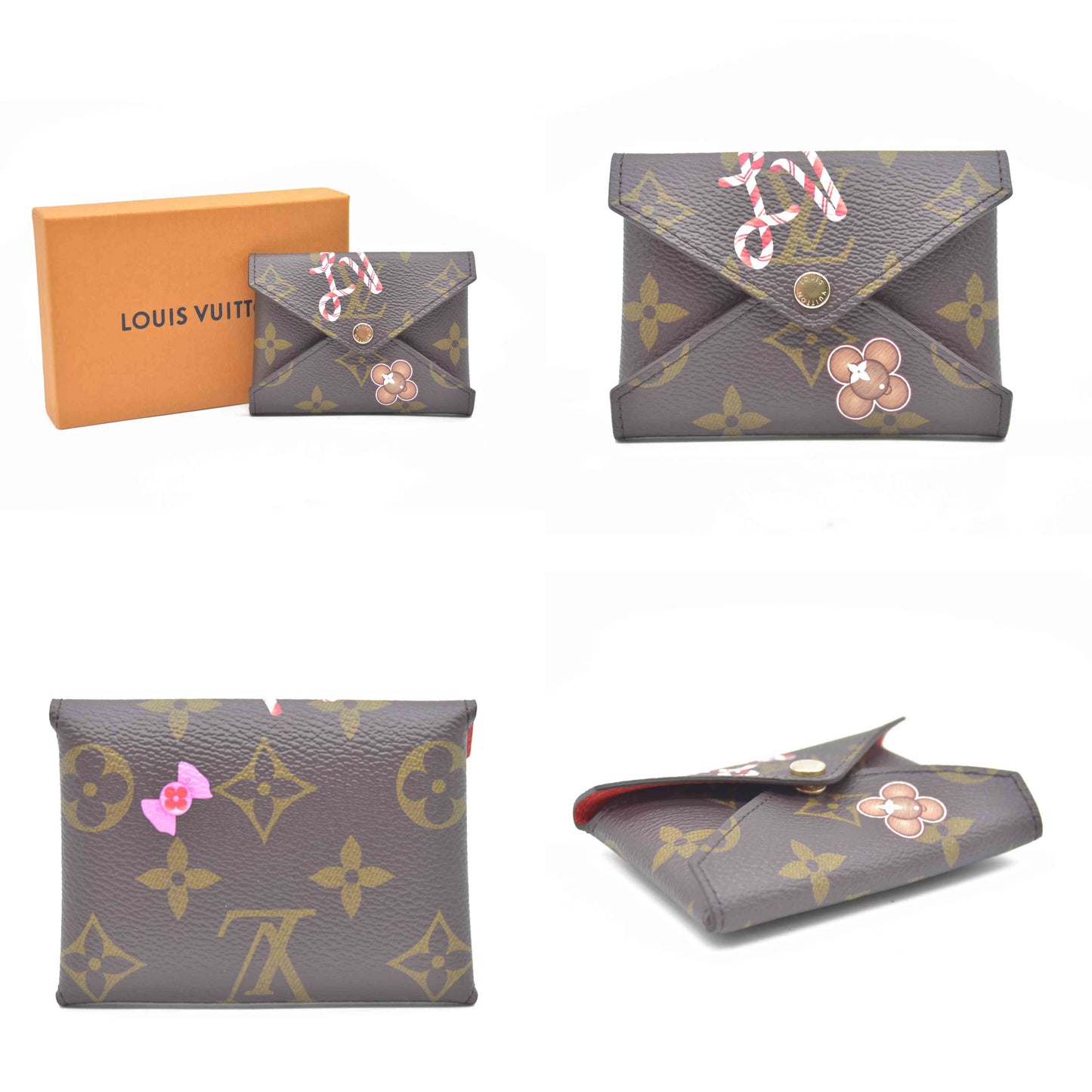 Louis Vuitton Monogram Candy Factory Small Kirigami Pochette Insert Candy Red