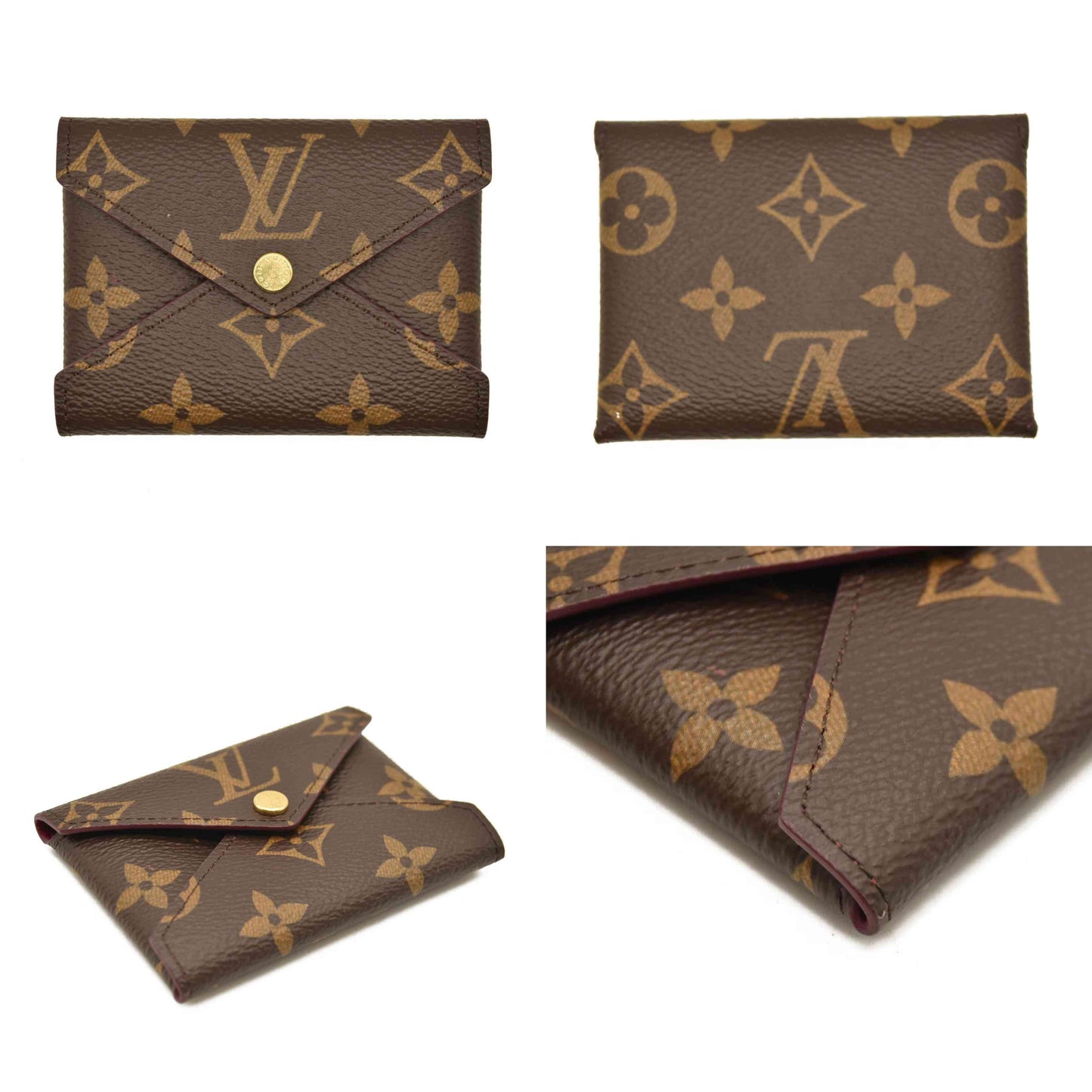 Louis Vuitton  Monogram Small Kirigami Pochette Insert Fuchsia RFID
