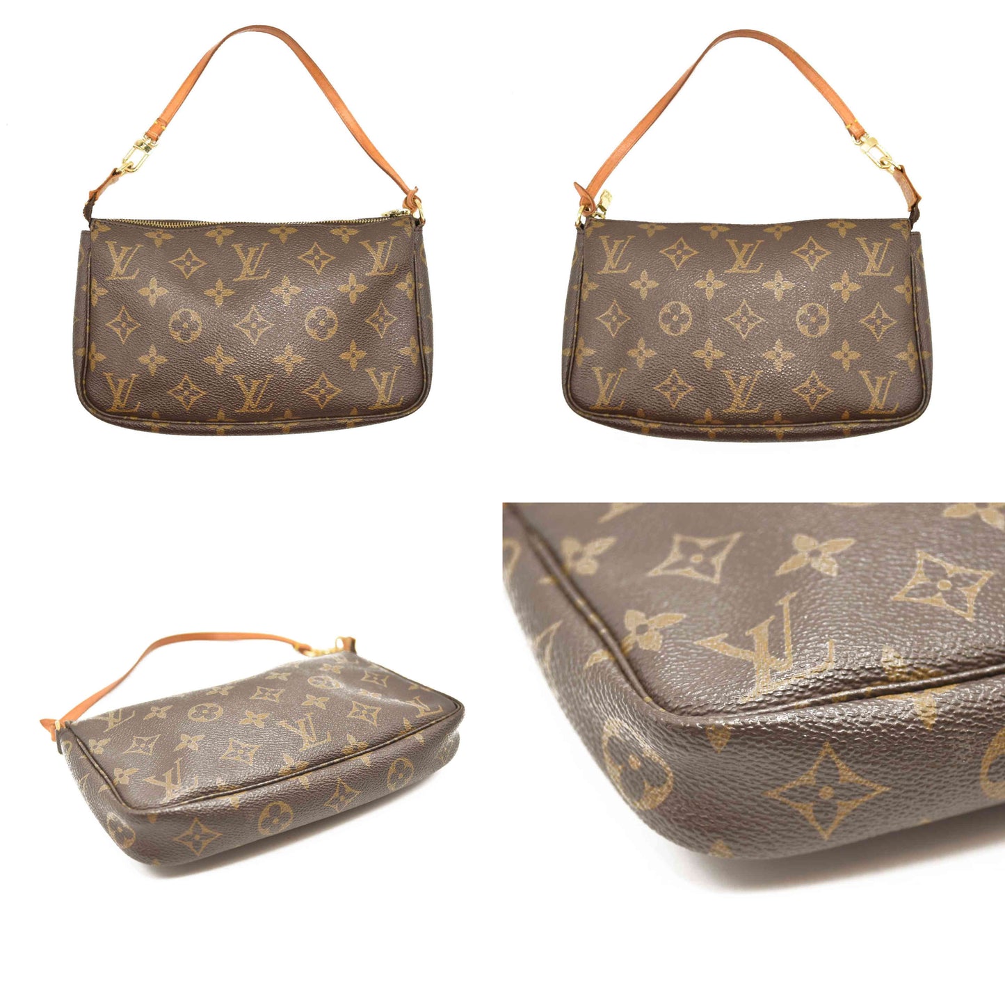 LOUIS VUITTON Monogram Pochette Accessories AR0020