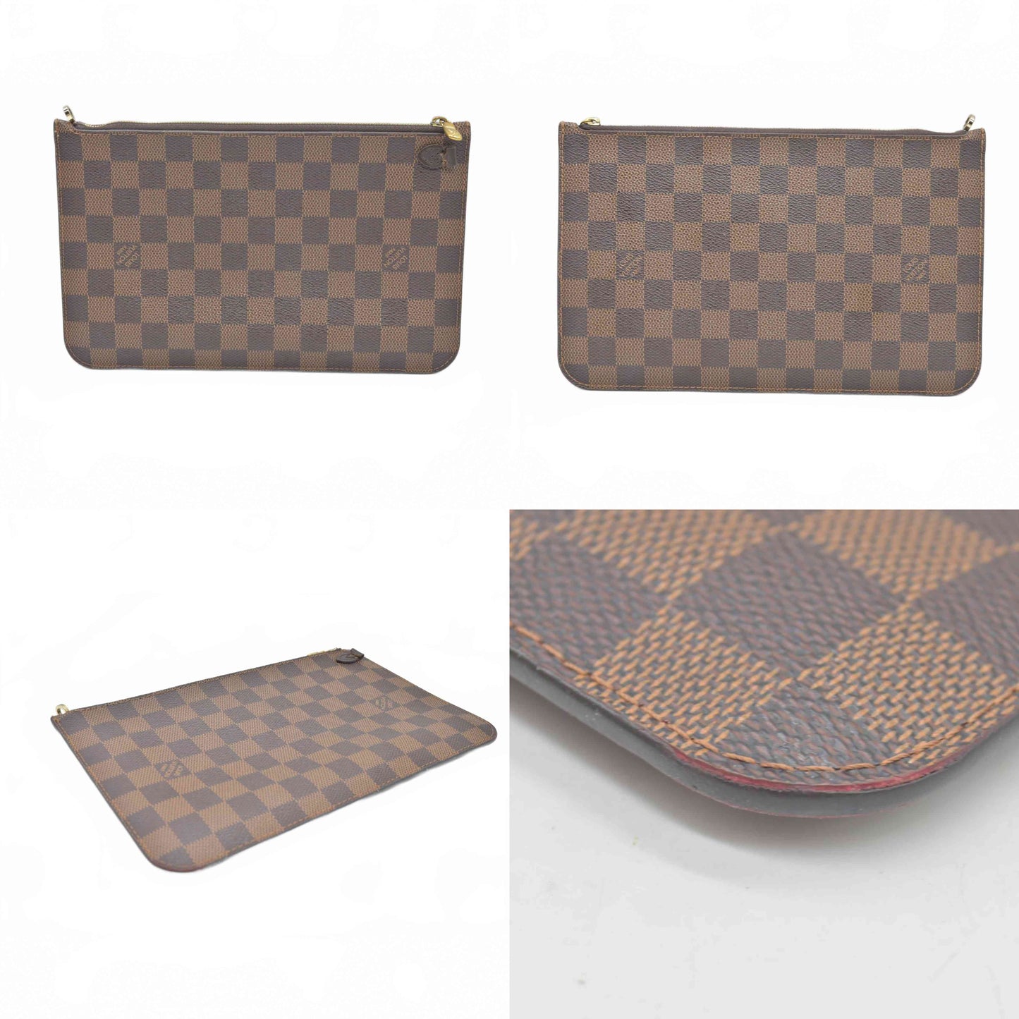 $600 2019 Louis Vuitton Monogram Neverfull MM Damier Ebene MS4169 CONSIGNMENT