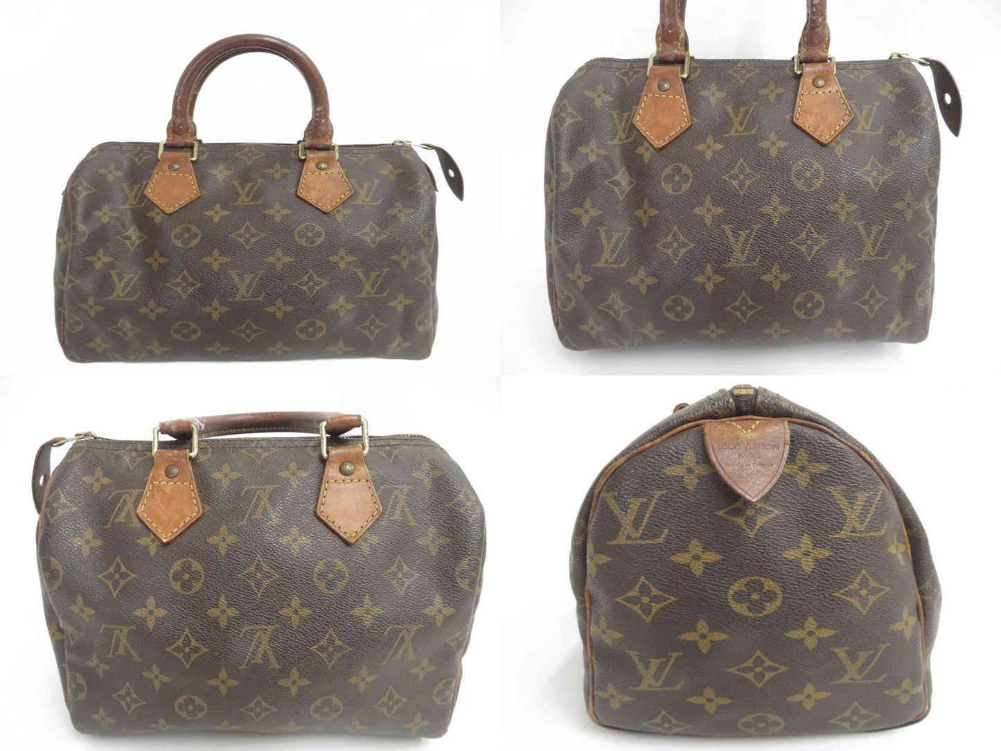 Louis Vuitton Speedy 25 Handbag Monogram Brown SP1928