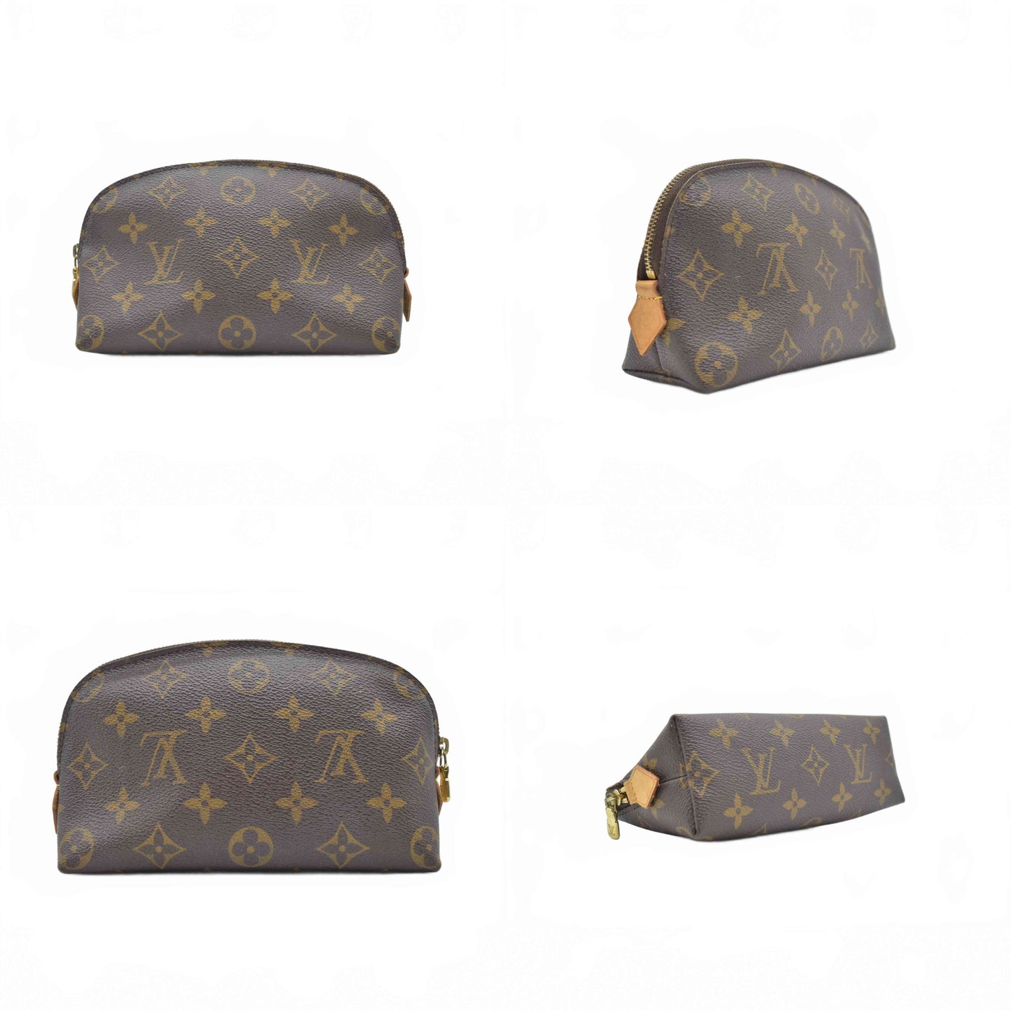$600 1998 Louis Vuitton Monogram Pochette Cosmetique Makeup Pouch CA0958