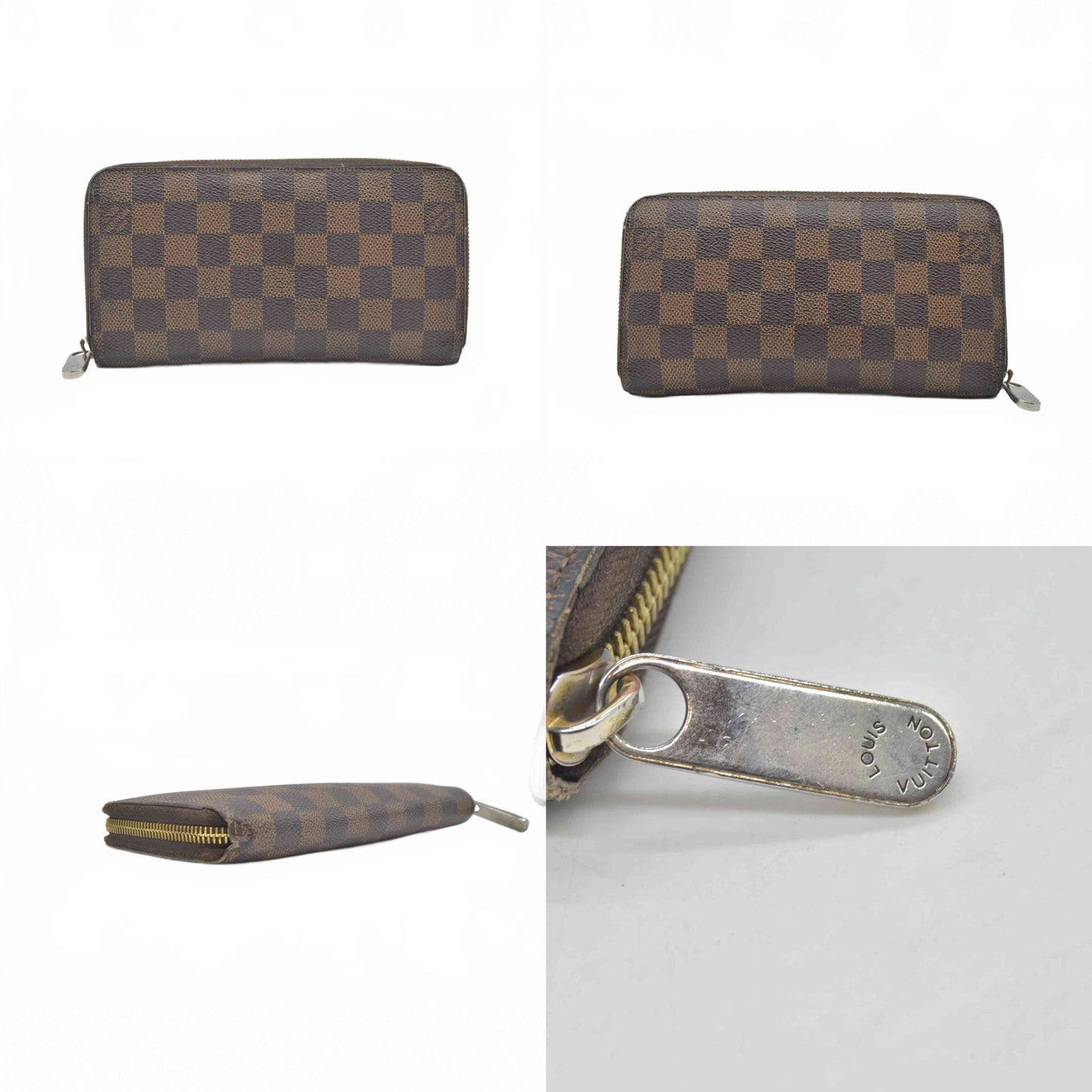 $940 Louis Vuitton Damier Ebene Zippy Wallet CONSIGNMENT