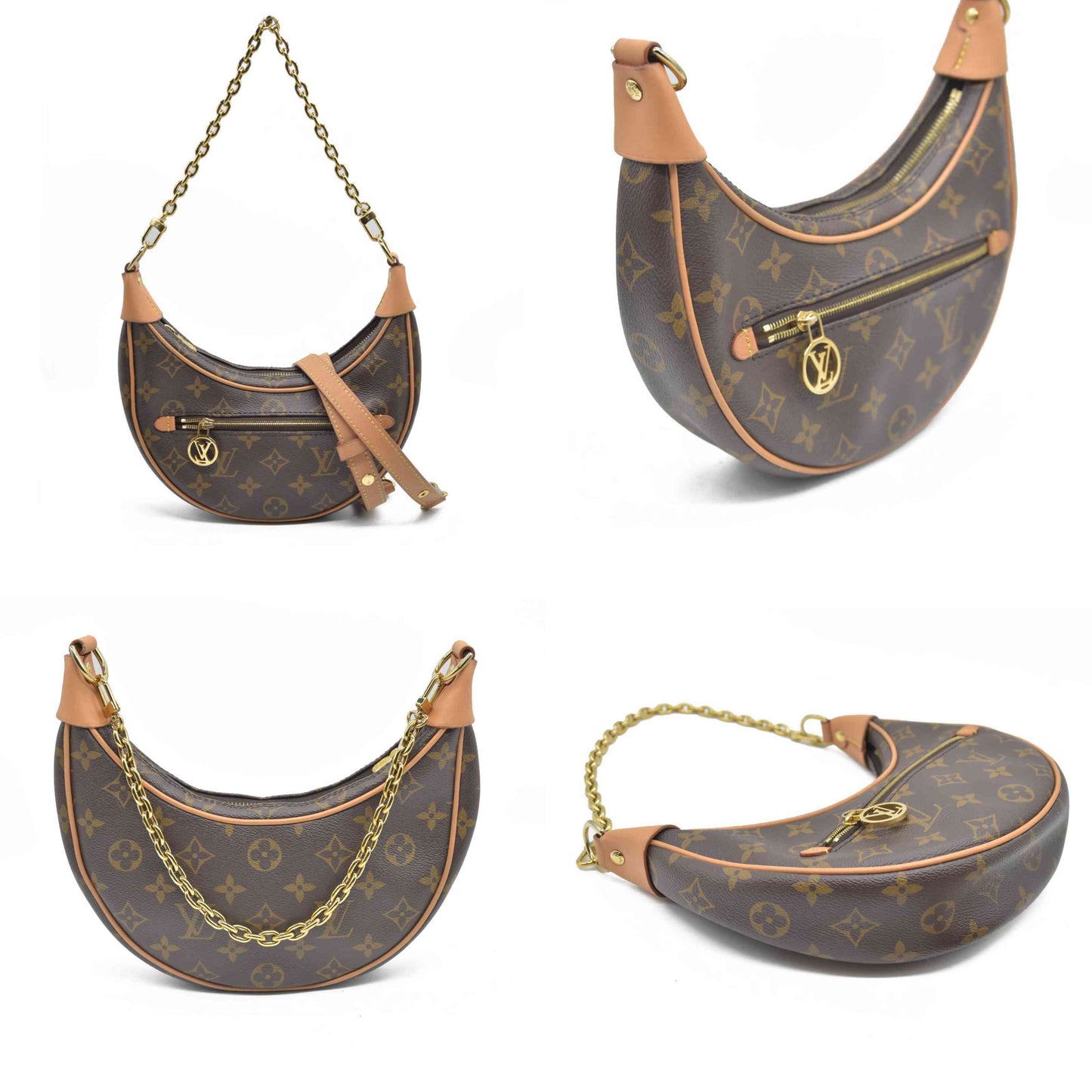 $2540 Louis Vuitton Monogram Loop Hobo Shoulder Bag
