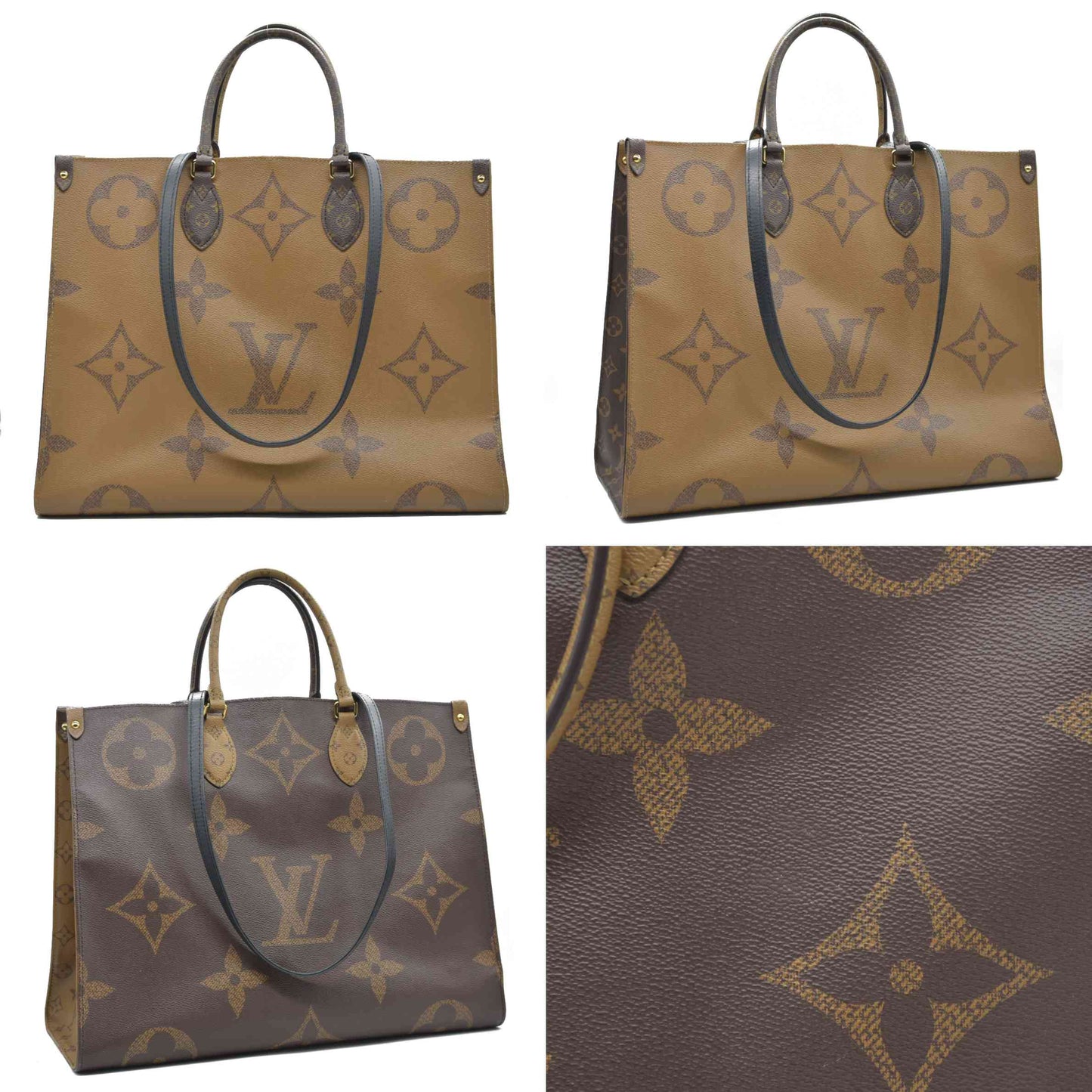 $3450 Louis Vuitton Reverse Monogram Giant Onthego GM