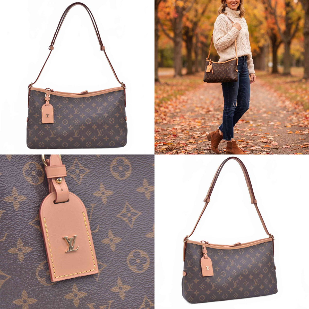 $2700 Louis Vuitton Monogram CarryAll East West RFID 10021155