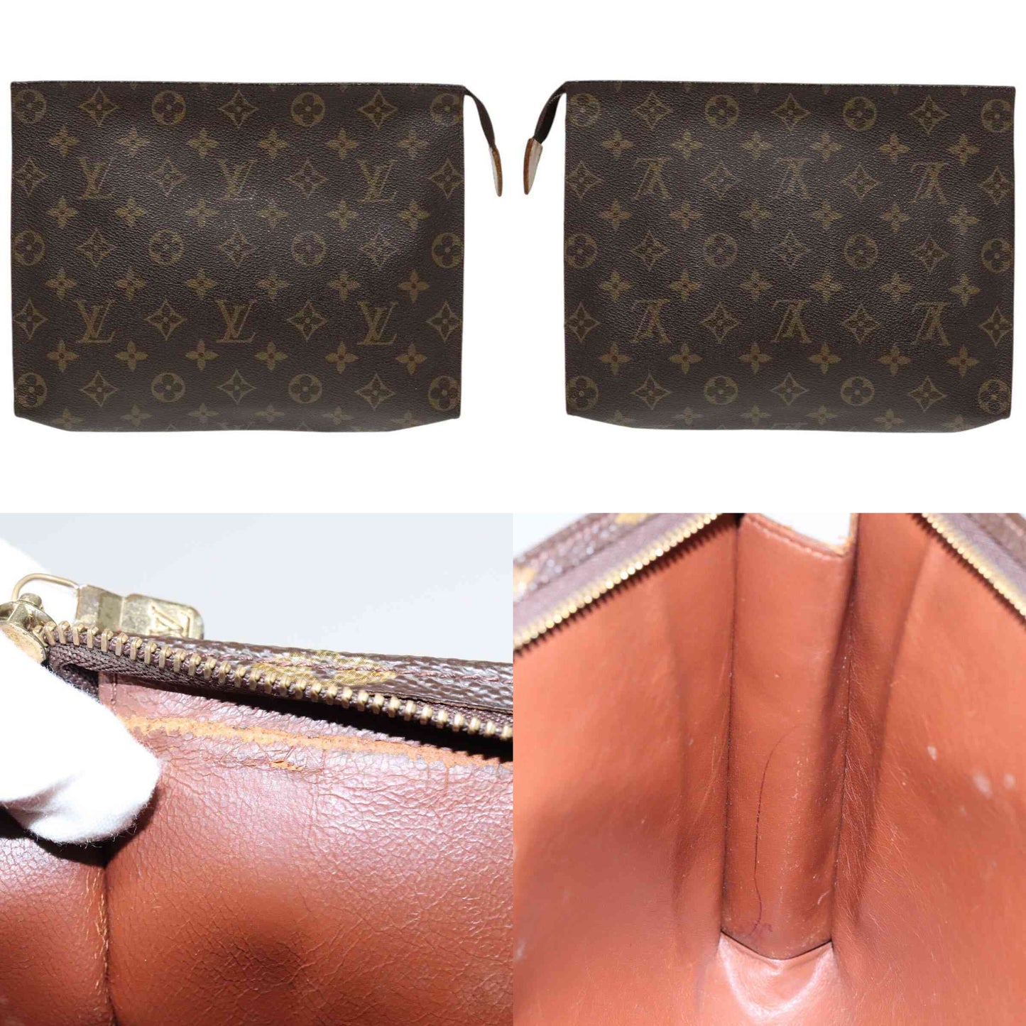 Louis Vuitton  Monogram Toiletry Pouch 26 8906AN