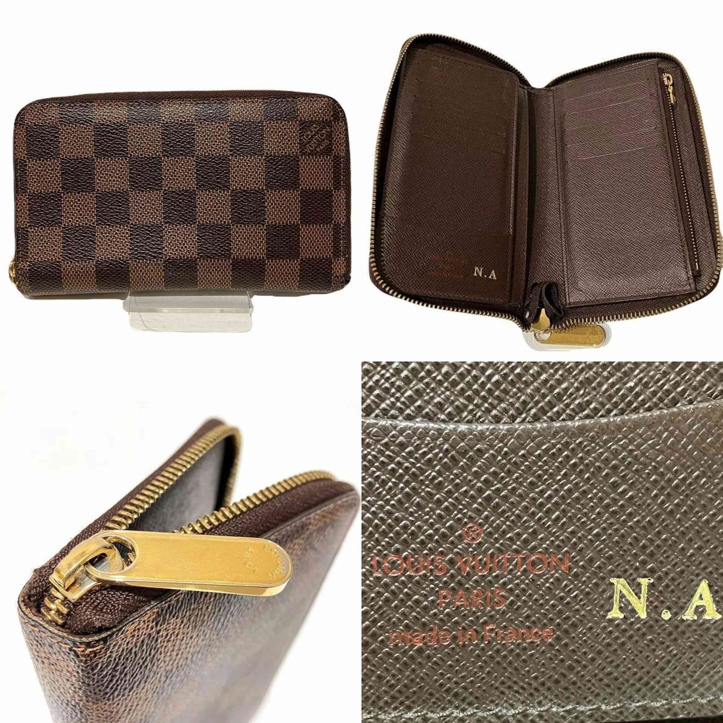 PRE-ORDER  Louis Vuitton  Damier Ebene Zippy Organizer Wallet