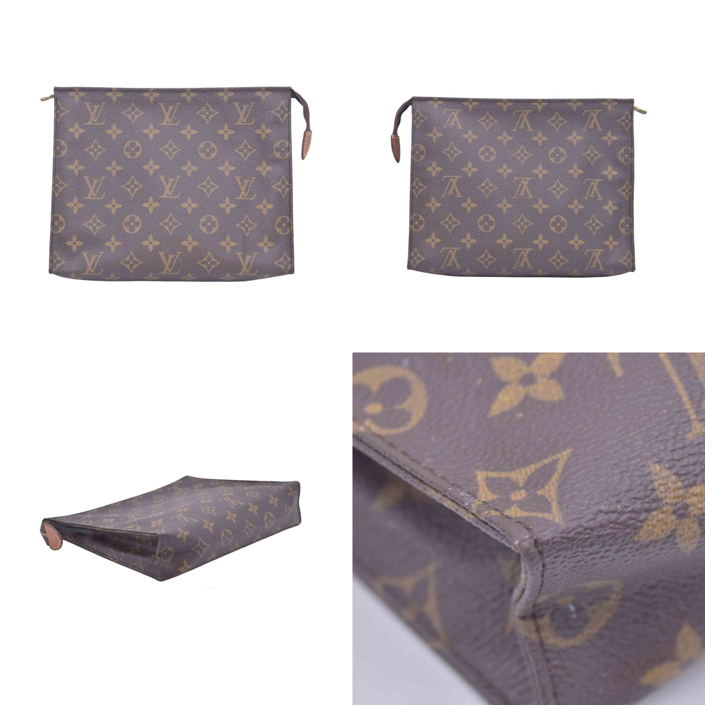 $760 1988 LOUIS VUITTON Monogram Toiletry Pouch 26 883TH
