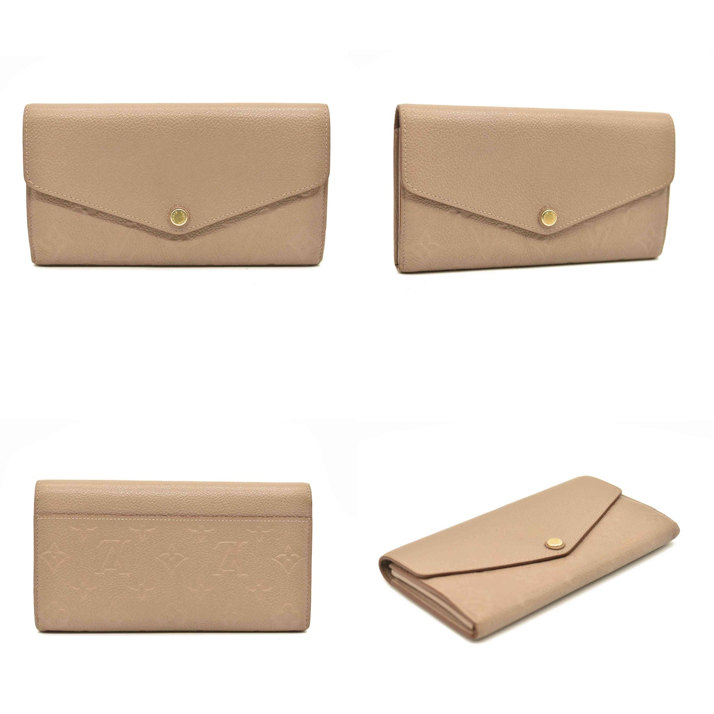 Louis Vuitton  Empreinte Sarah Wallet NM Tourterelle CA2138