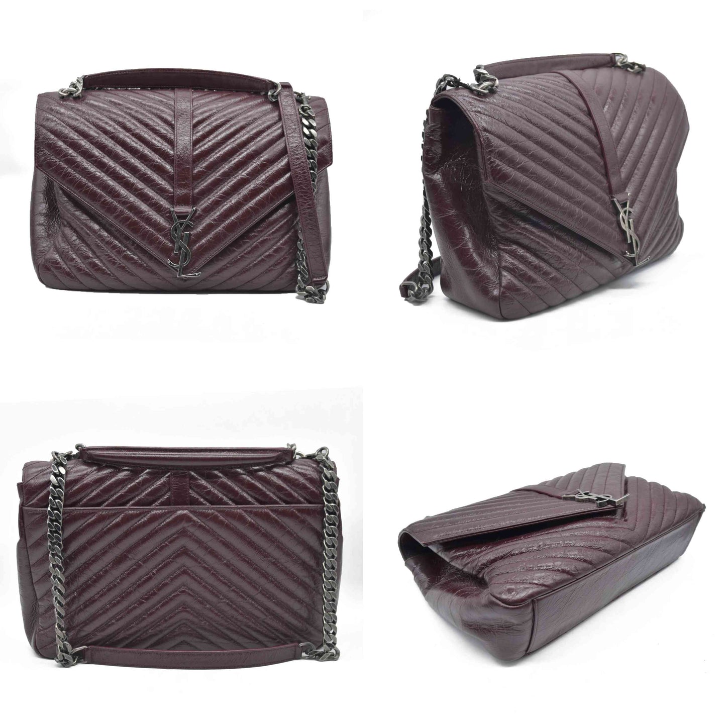 $3200 Saint Laurent Leather College Large