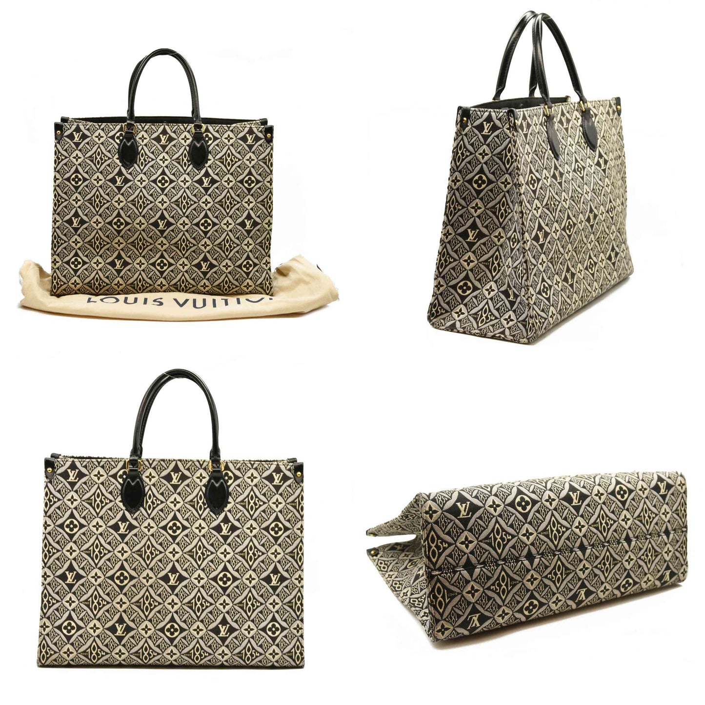 Louis Vuitton  Jacquard Since 1854 Onthego GM Grey  FL3210
