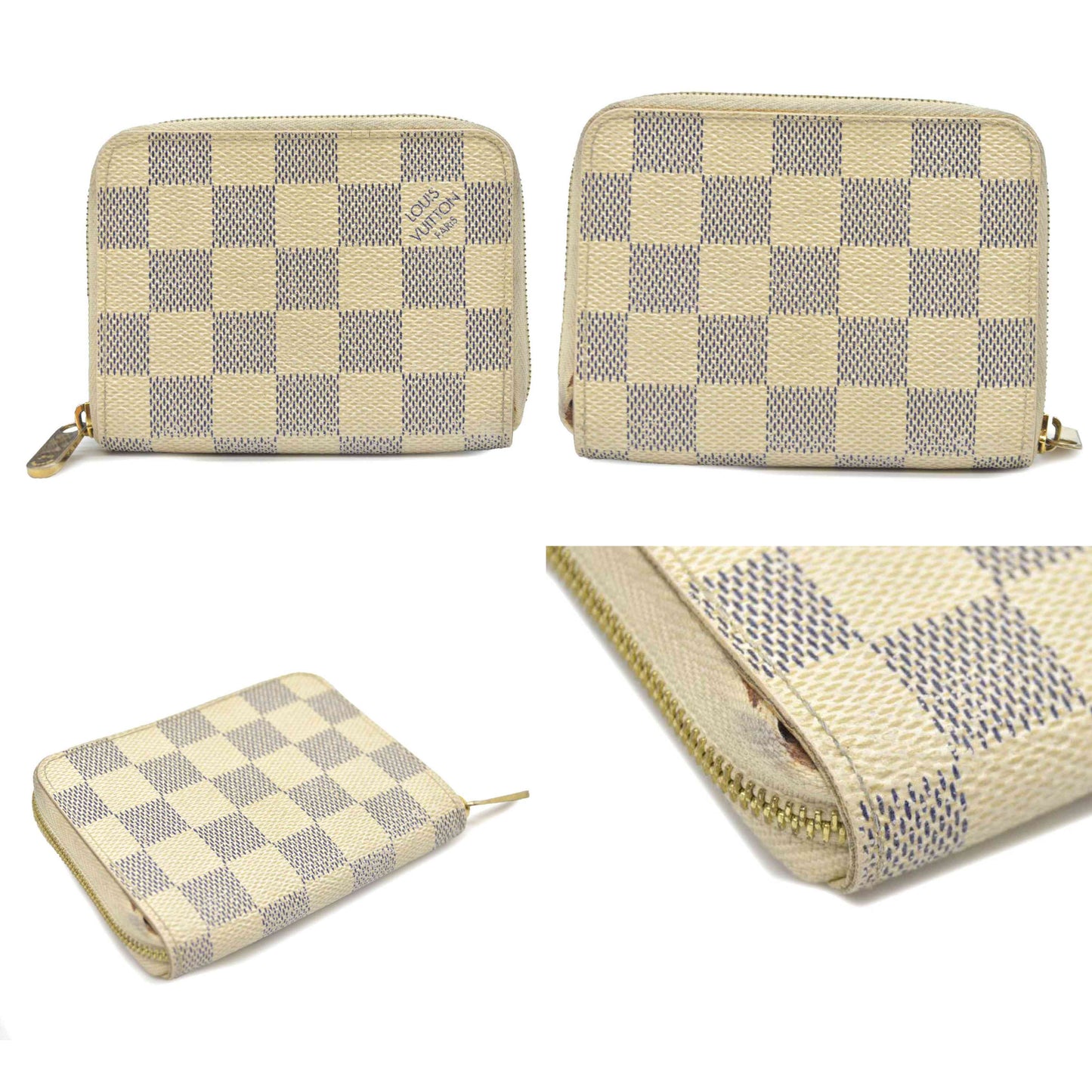 Louis Vuitton  Damier Azur Zippy Coin Purse SN2099
