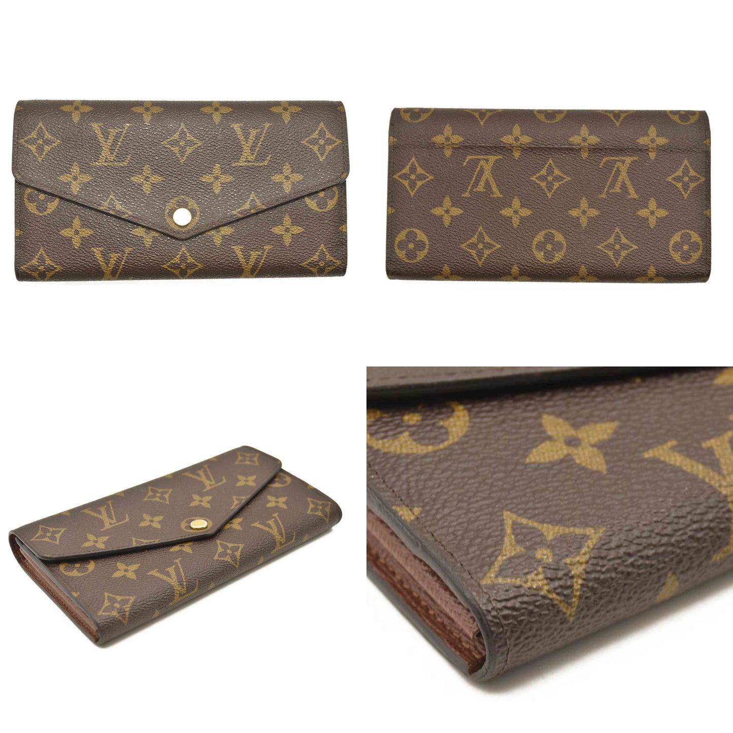 LOUIS VUITTON Monogram Sarah Wallet  CT0188