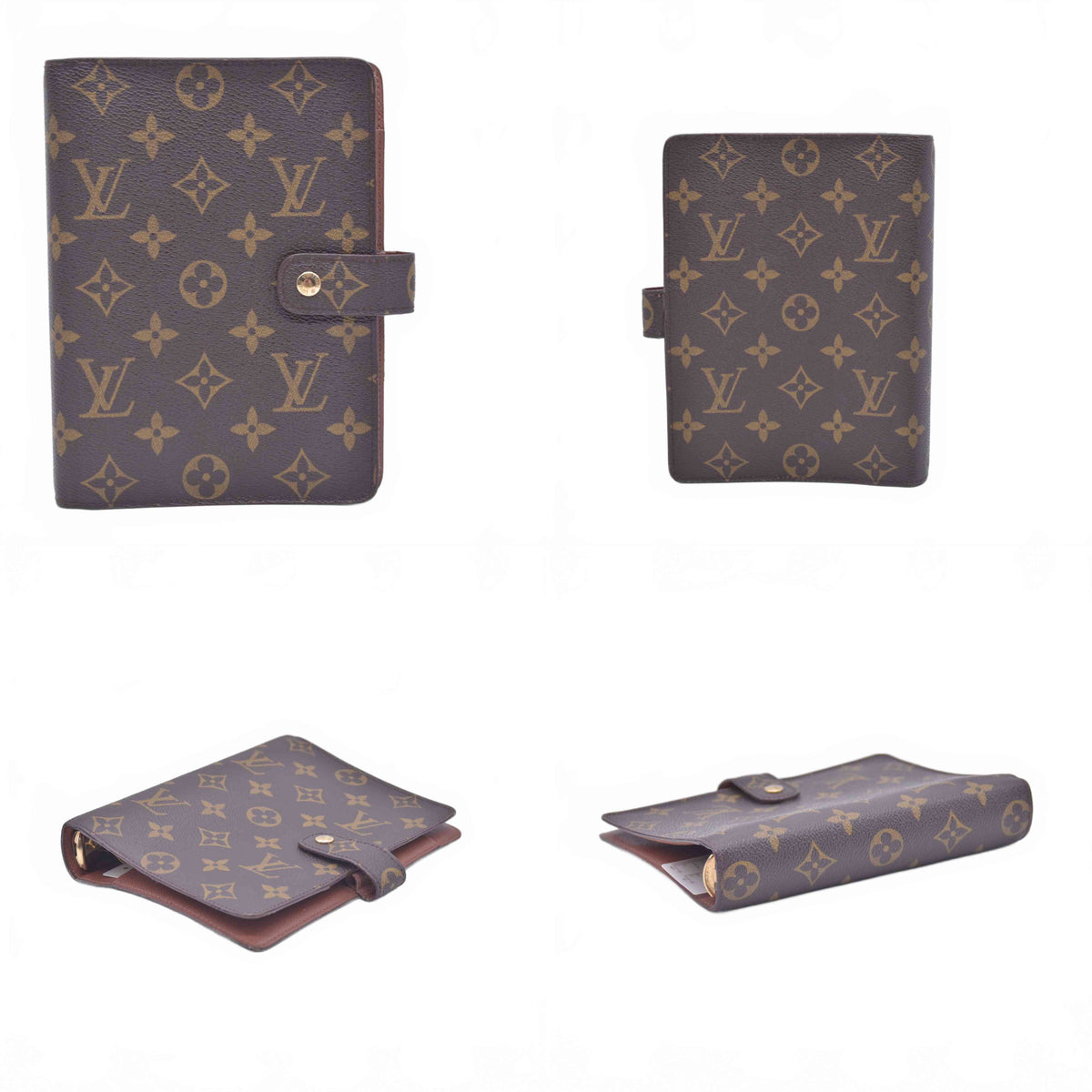 $760 1998 LOUIS VUITTON Monogram Agenda MM Day Planner Notebook Cover SP0928