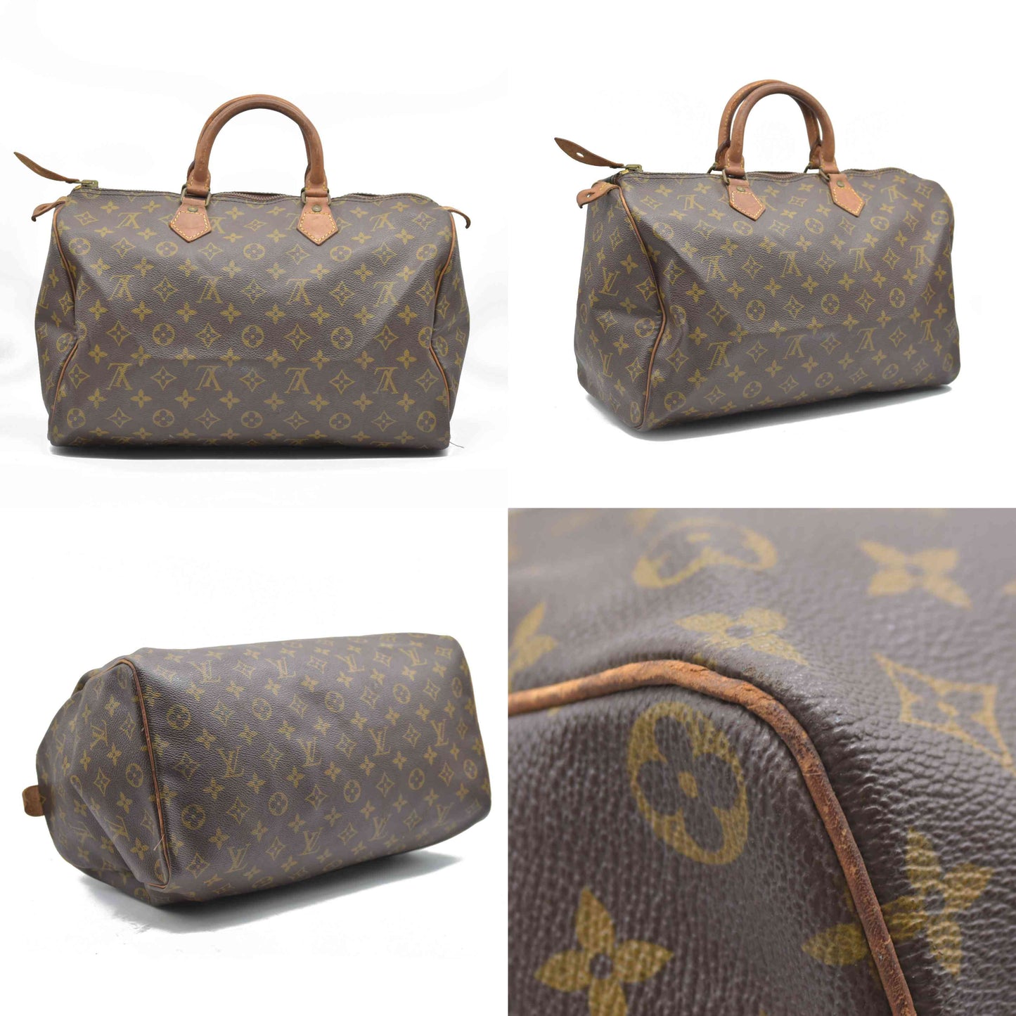 $1730 Louis Vuitton  Monogram Speedy 35 SD Vintage