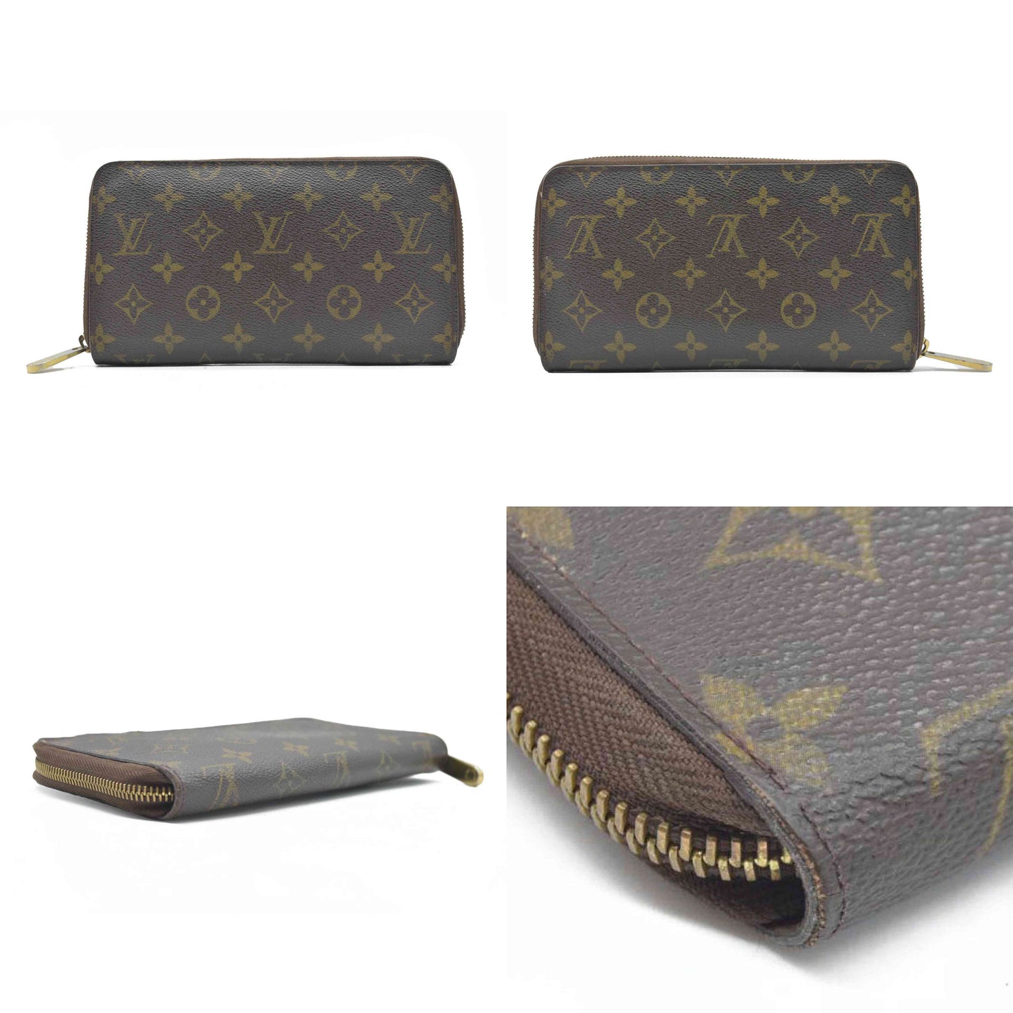 $1060 Louis Vuitton Monogram Zippy Organizer Wallet