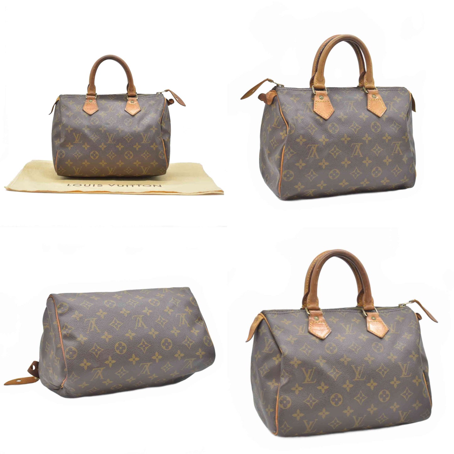 $1490 1989 Louis Vuitton Monogram Speedy 25 MI8912