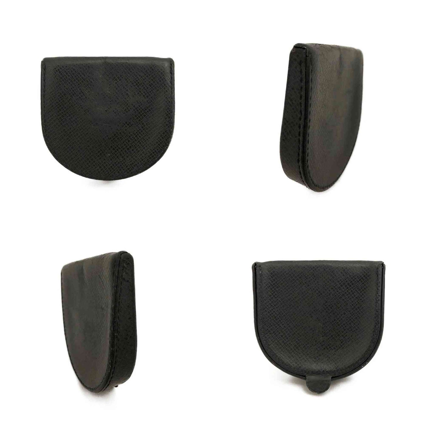 Louis Vuitton Taiga Leather Porte Monnaie Cuvette Coin Case Purse CT2116