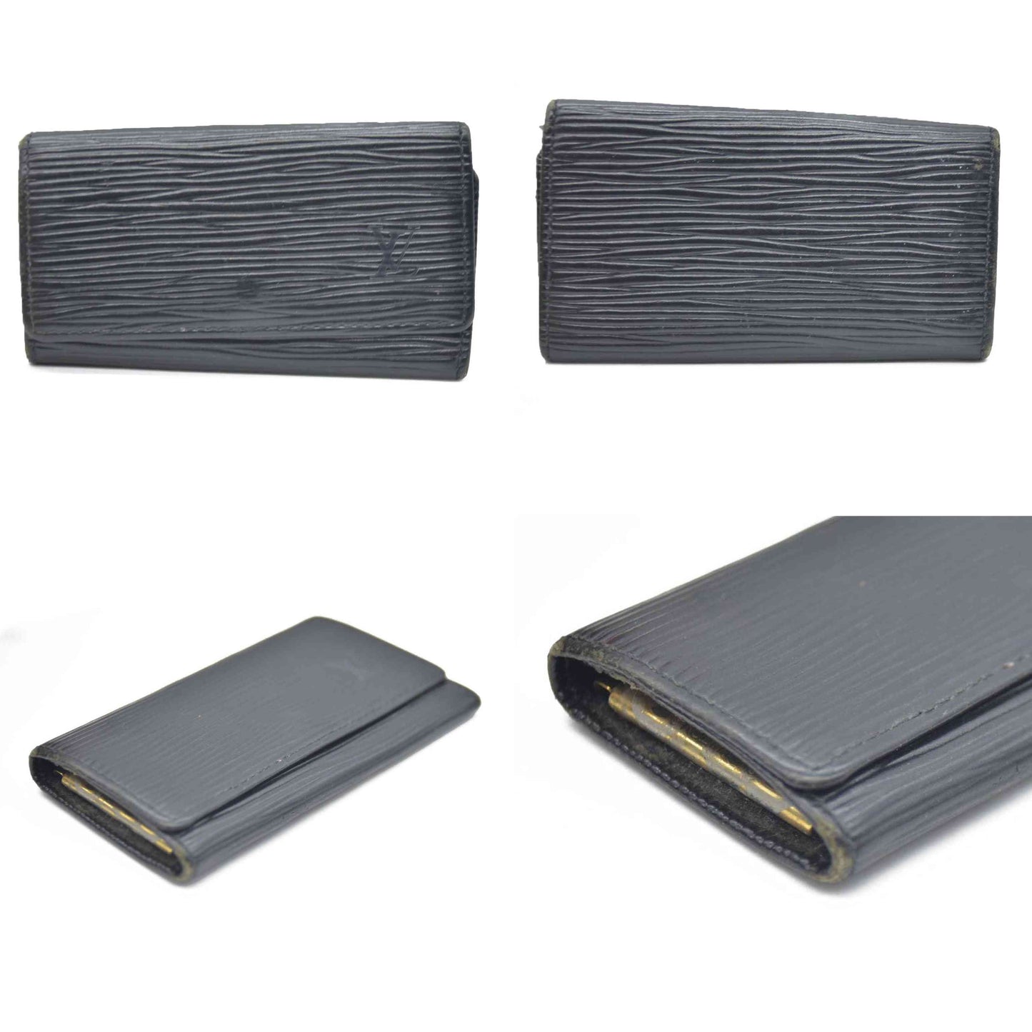 Louis Vuitton Epi Multicles 4 Key Holder Black CA1925
