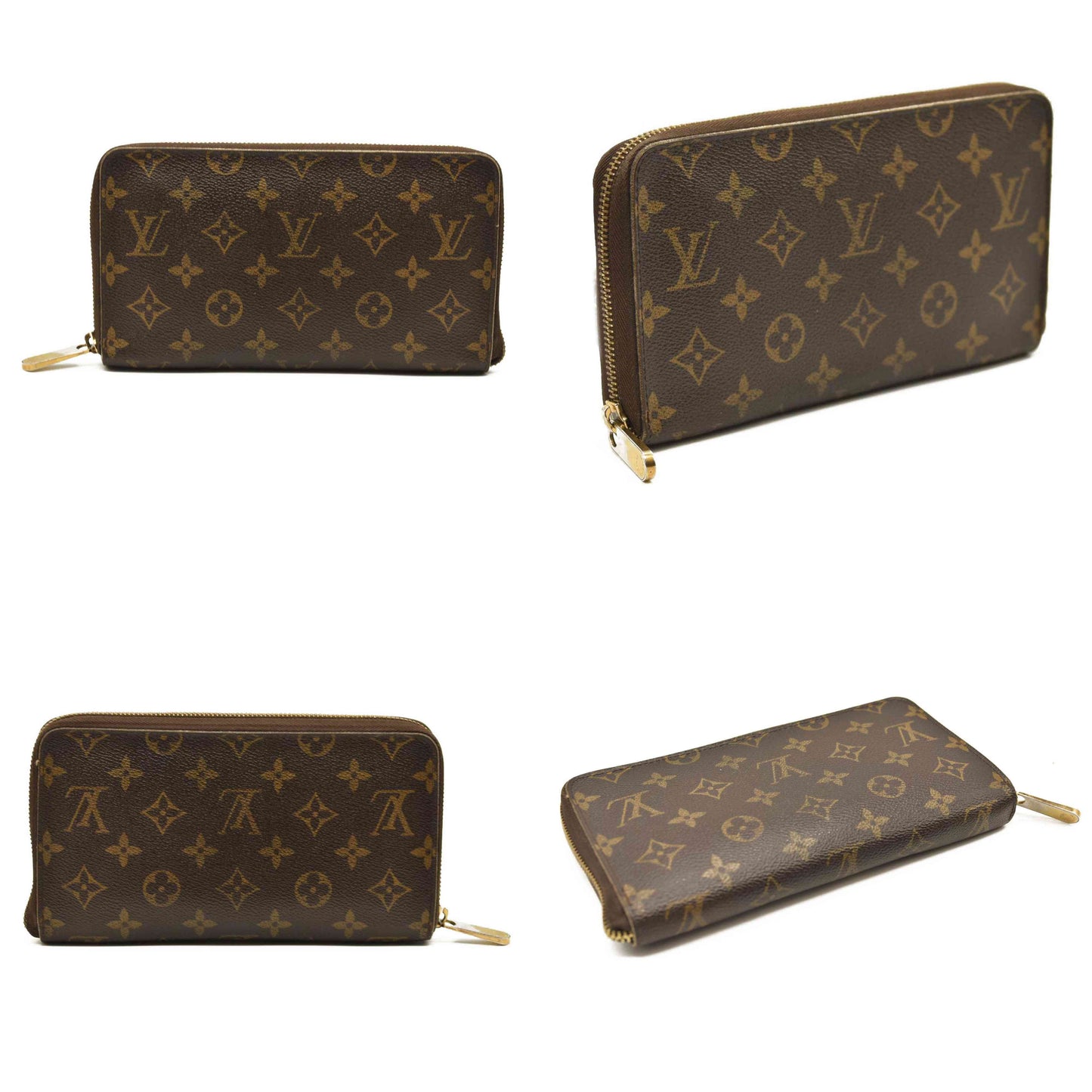 LOUIS VUITTON Monogram Zippy Wallet Organizer  VI0079