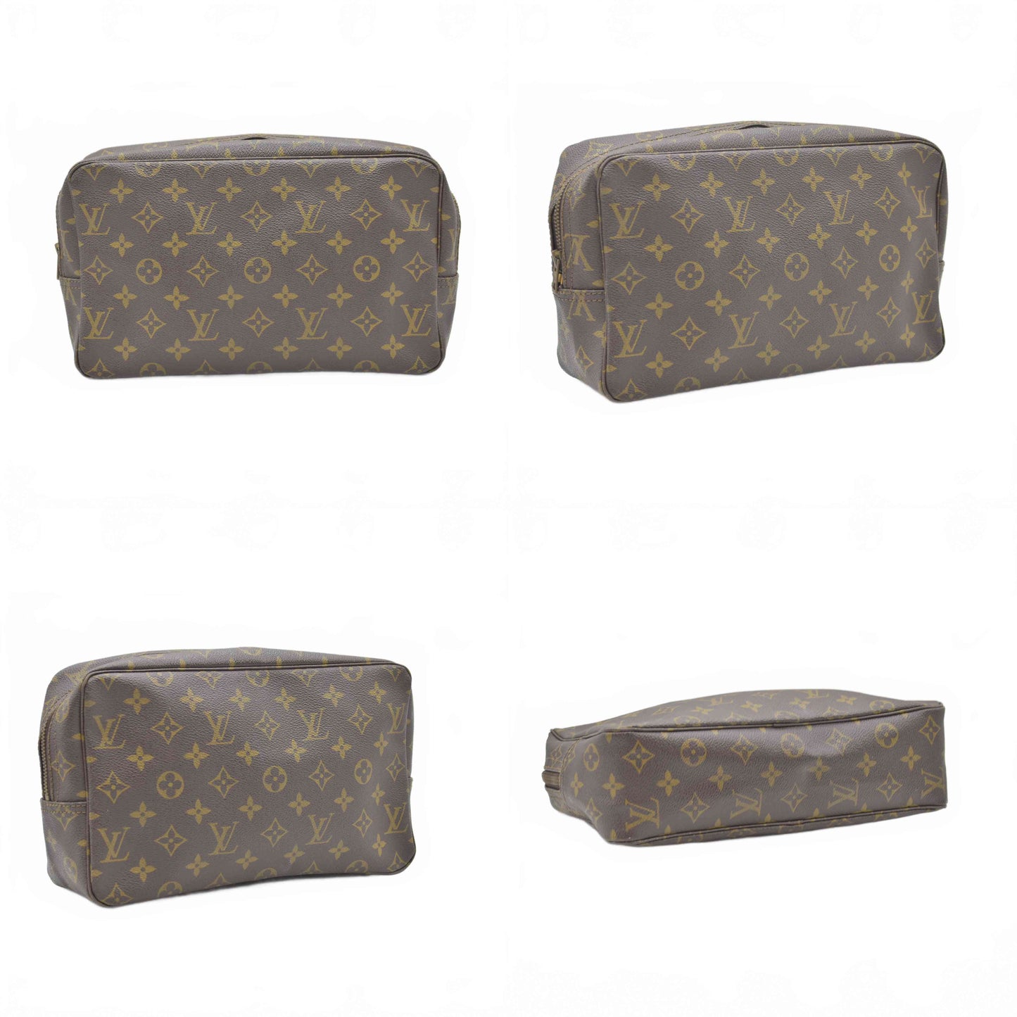 $600 1982 Louis Vuitton Monogram Trousse Toilette 28 Clutch Pouch Bag 821