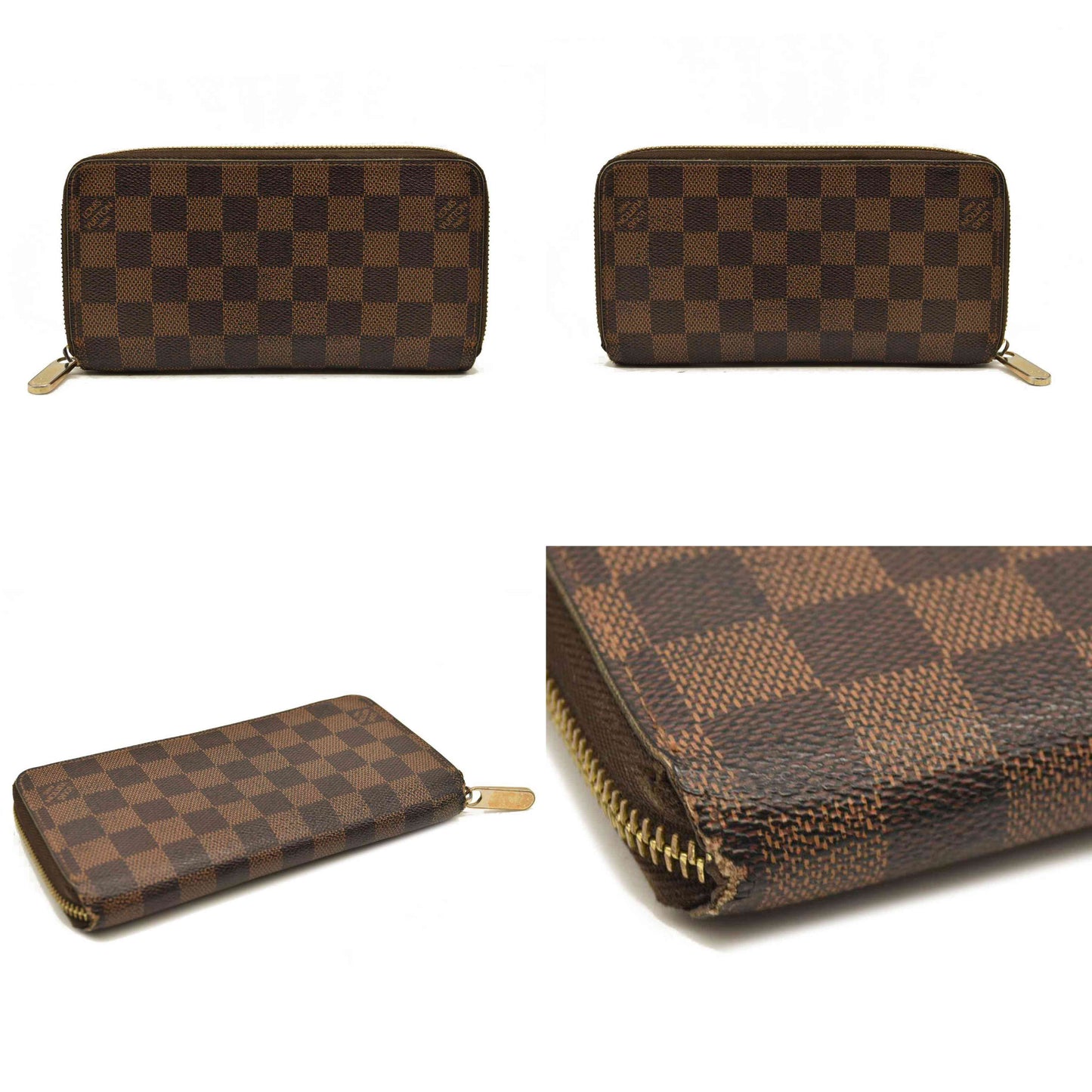 Louis Vuitton  Damier Ebene Zippy Wallet CA4089