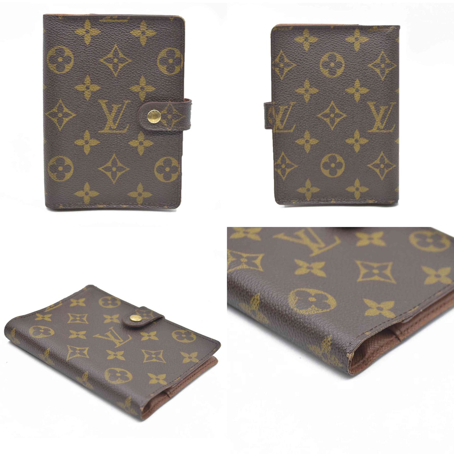 $505 LOUIS VUITTON Monogram Agenda PM Day Planner Notebook Cover CA0928