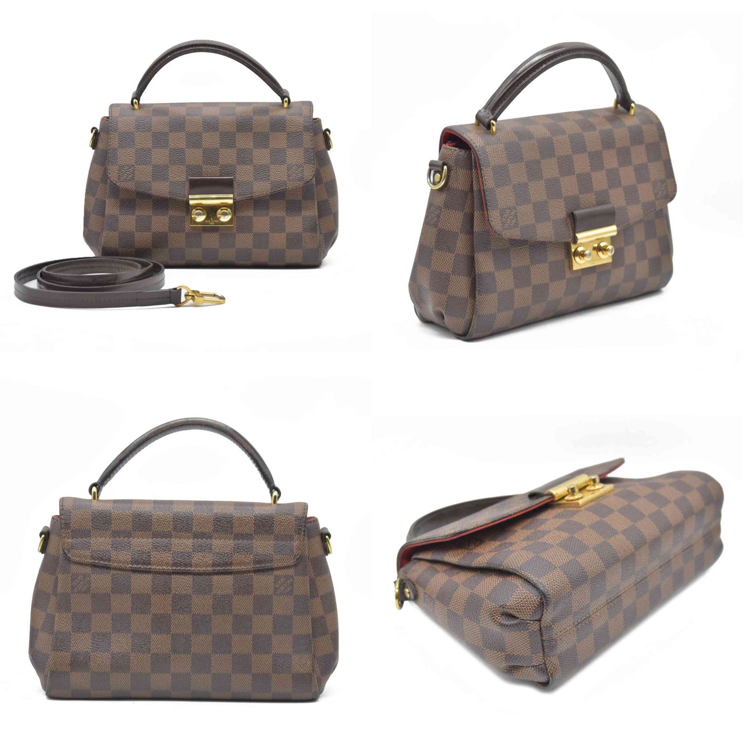 $1960 Louis Vuitton  Damier Ebene Croisette