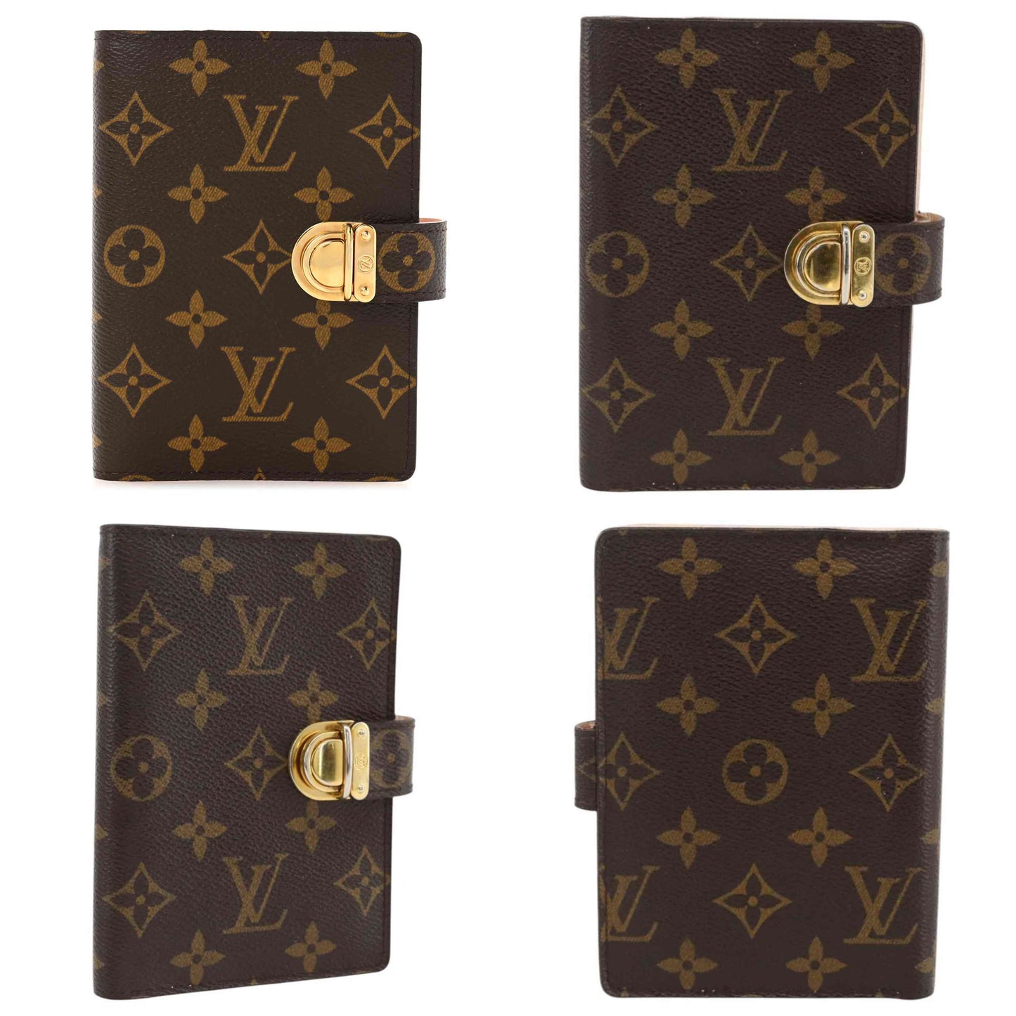 $650 2006 LOUIS VUITTON Monogram Koala Small Ring Agenda Cover Rose CA0076