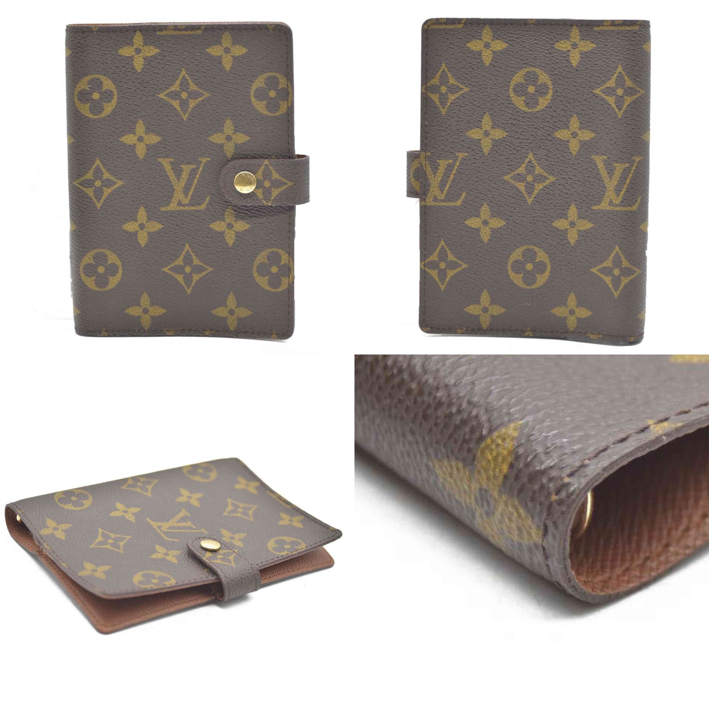 Louis Vuitton Monogram Agenda PM Notebook Cover Brown CA1918