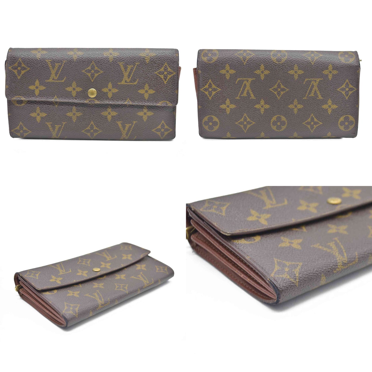 AUCTION $720 Louis Vuitton  Monogram Sarah Wallet