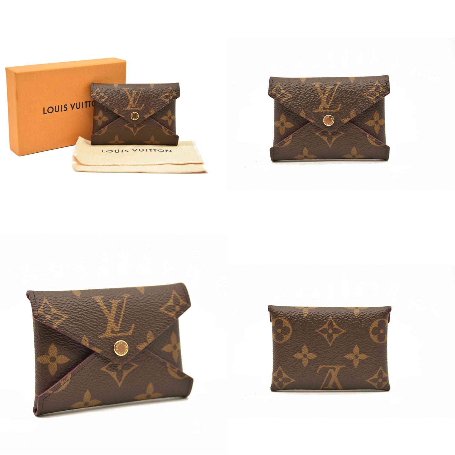 NEW Louis Vuitton Monogram Small Kirigami Pochette Insert Fuchsia