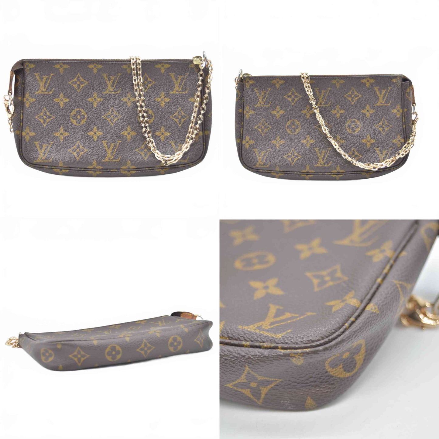 $1290 1999 Louis Vuitton Monogram Pochette Accessories AR0919