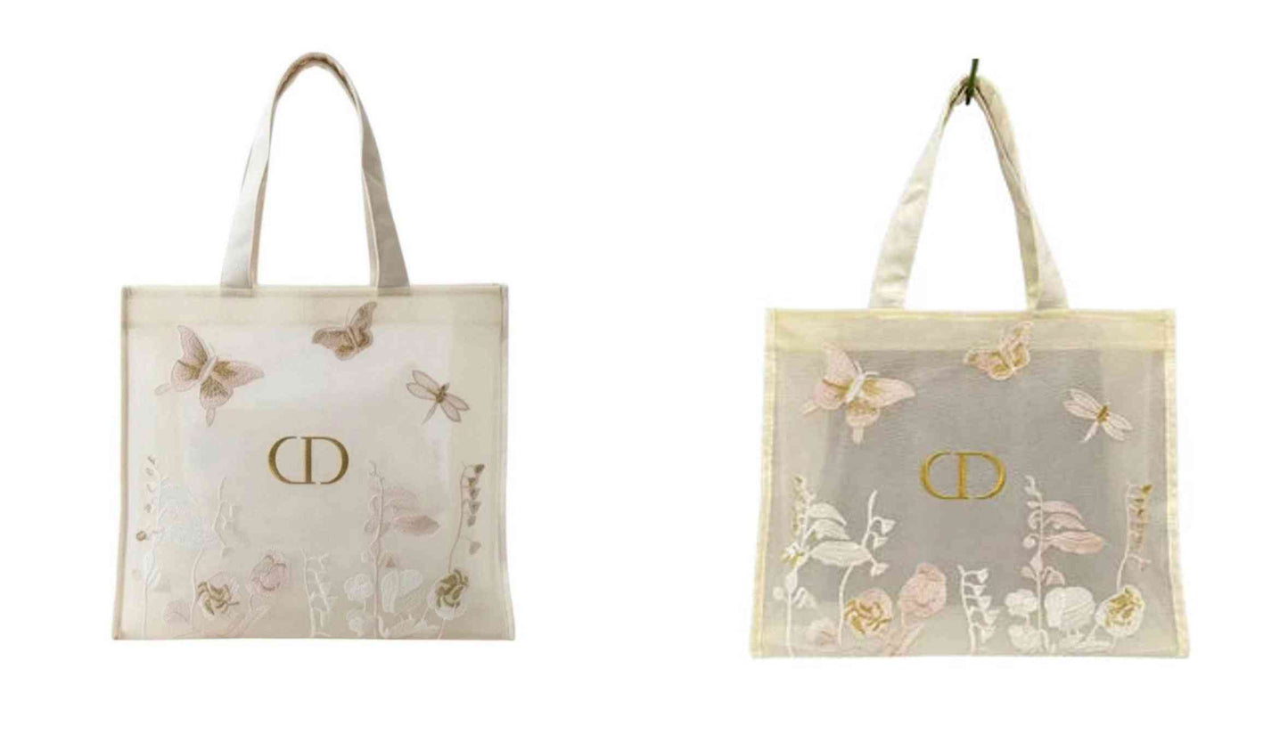 Christian Dior Beauty Butterfly VIP GWP Mesh Large Tote