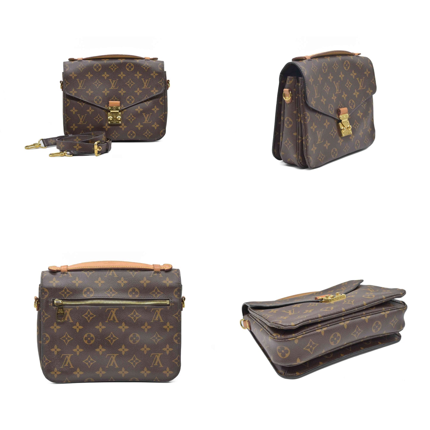 $2750 2018 Louis Vuitton  Monogram Pochette Metis PL2188
